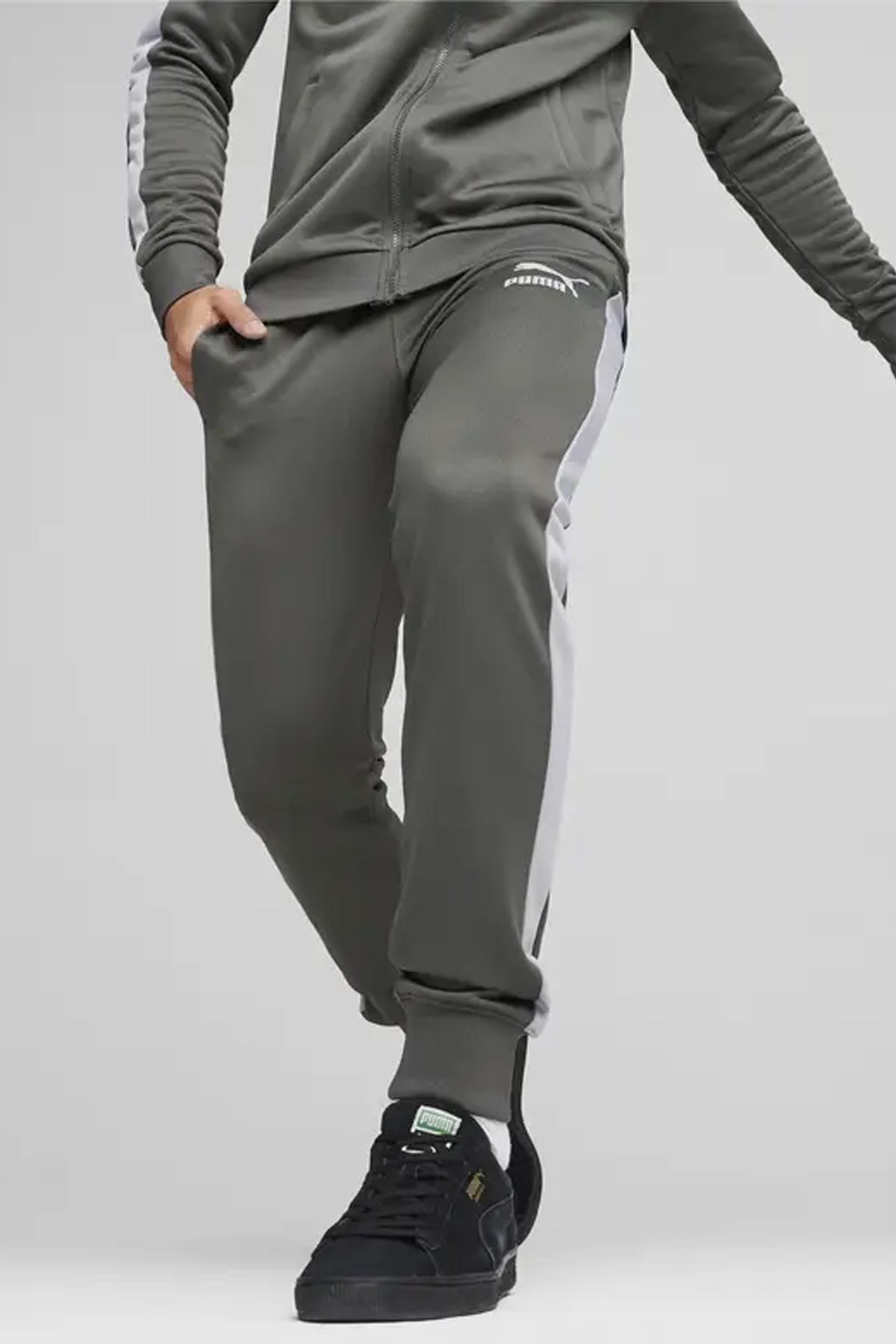 Puma T7 Iconıc Track Erkek Eşofman Altı 53948580 Gri