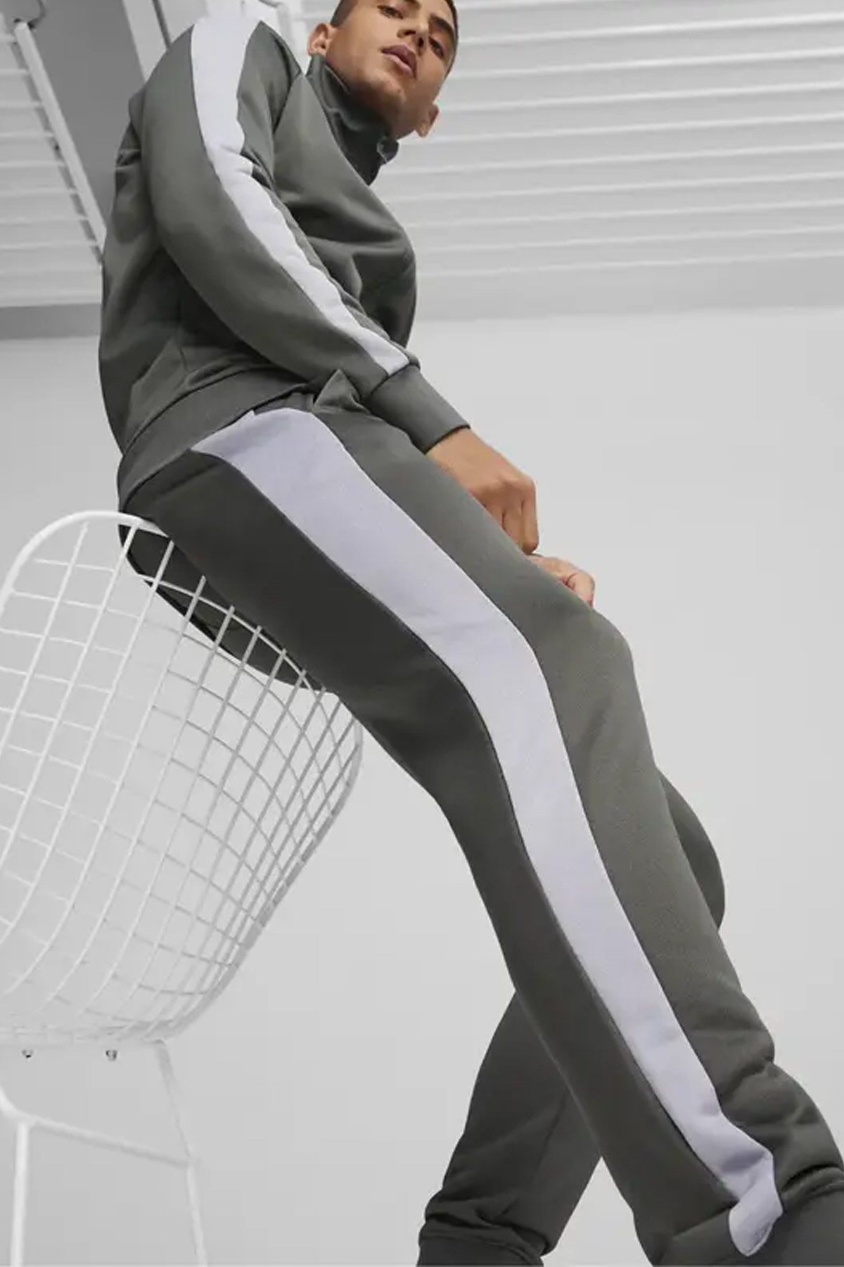 Puma T7 Iconıc Track Erkek Eşofman Altı 53948580 Gri