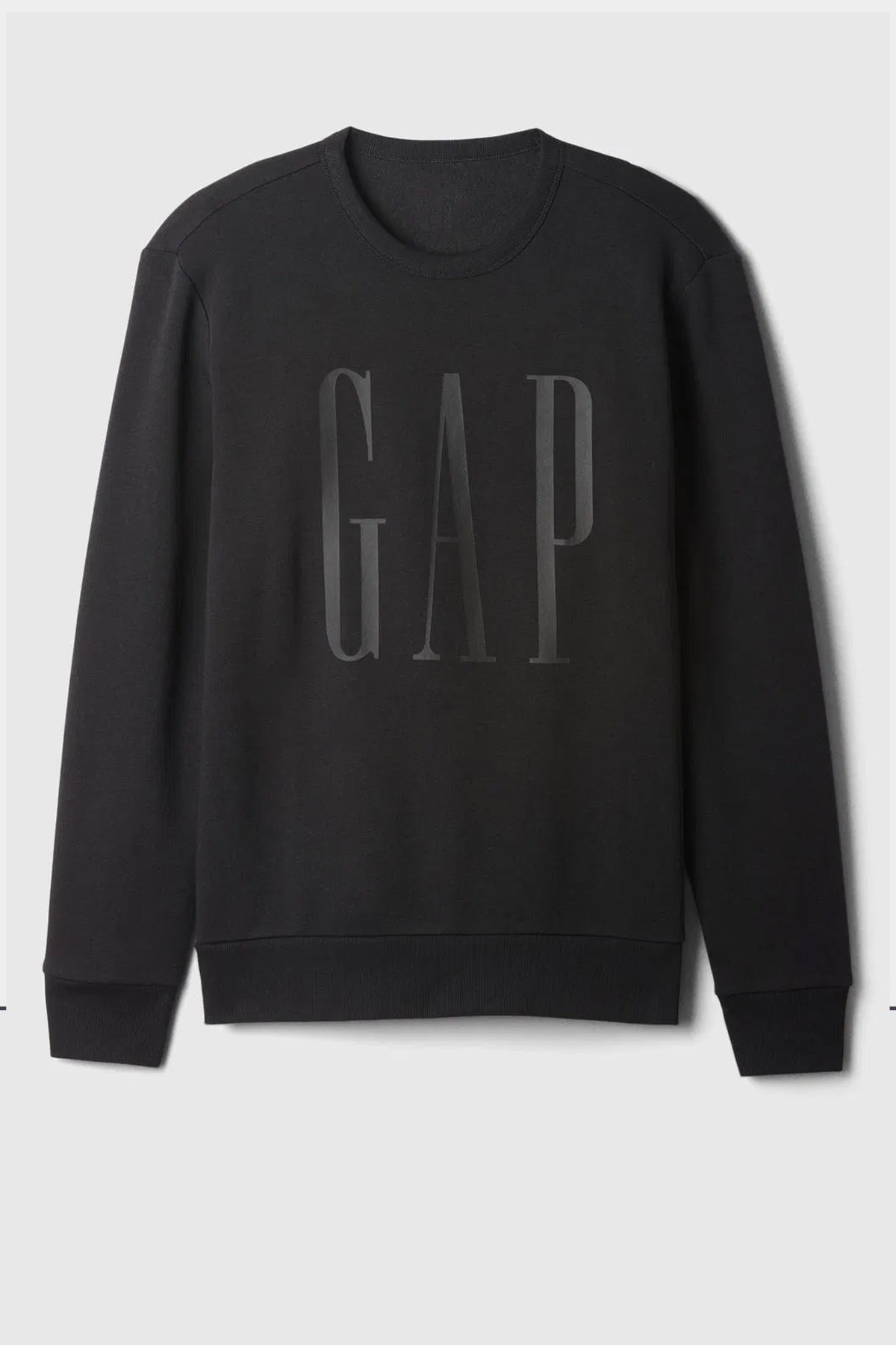 Gap V-Lw Db Fleece Erkek Sweatshirt 542214002 Siyah