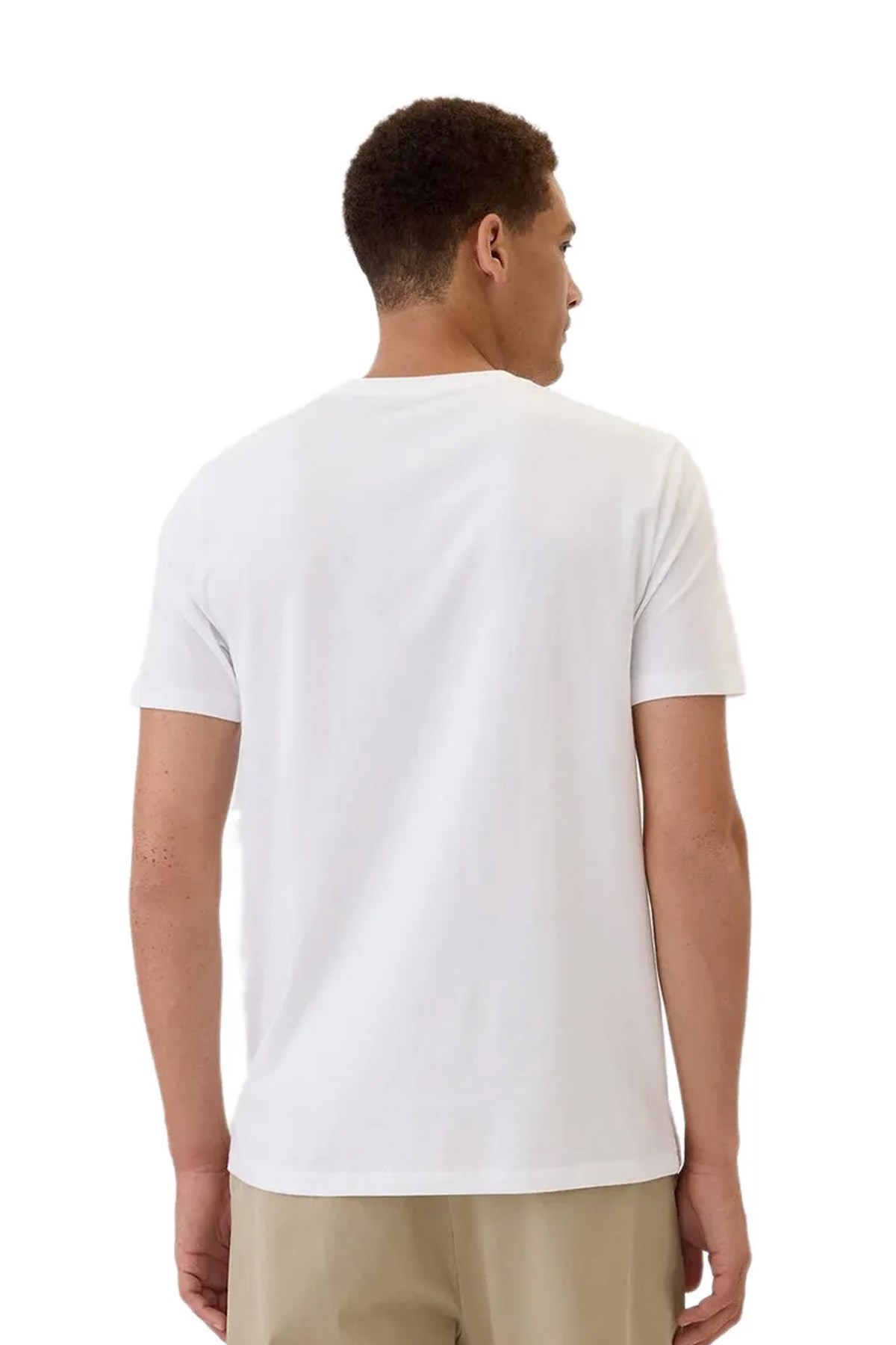 Gap V-Frch Everyday Soft Erkek Tişört Beyaz