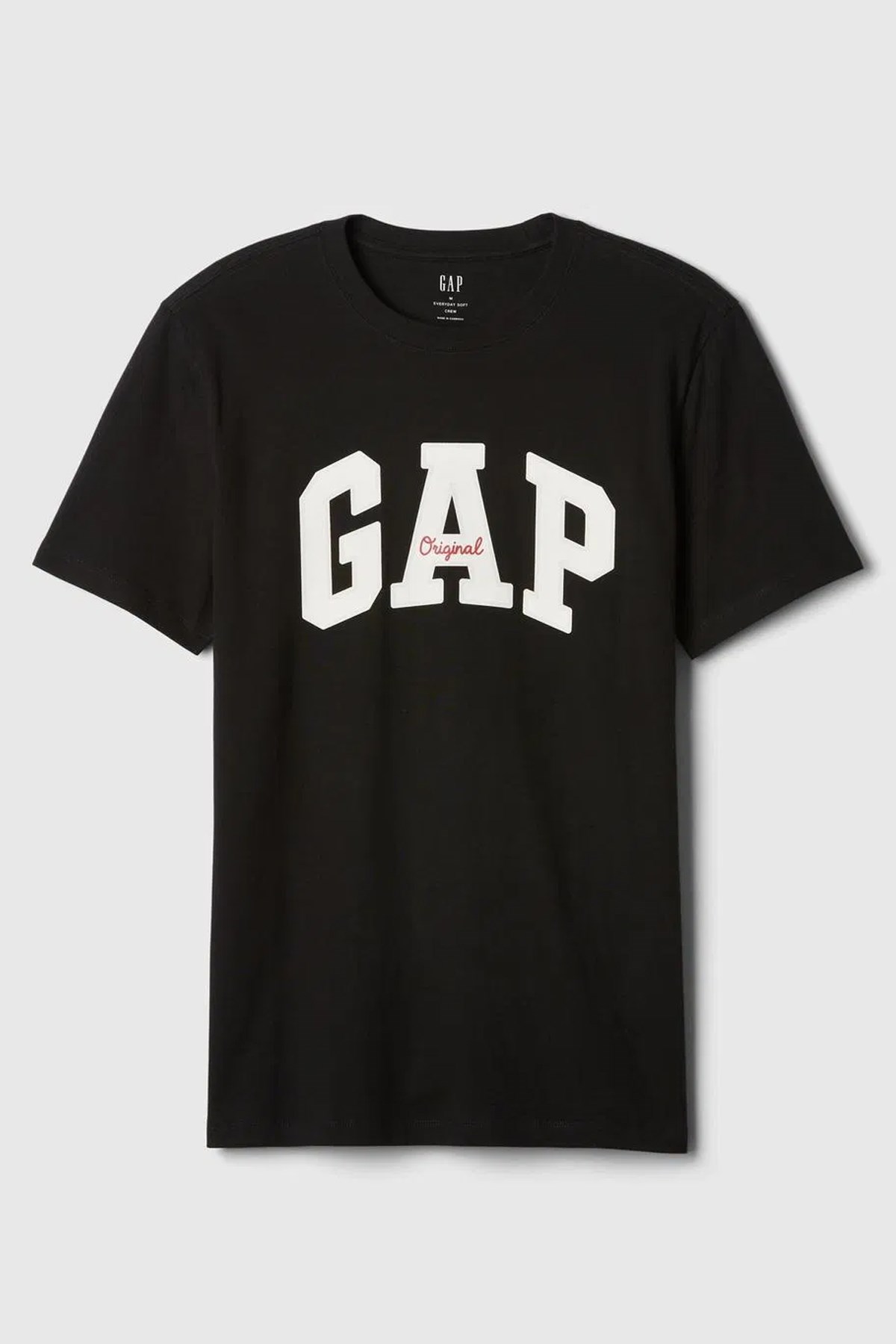 Gap V-Frch Everyday Soft Erkek Tişört Siyah
