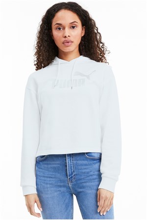 Puma Ess Metallic Cropped Kadın Kapüşonlu 58241152