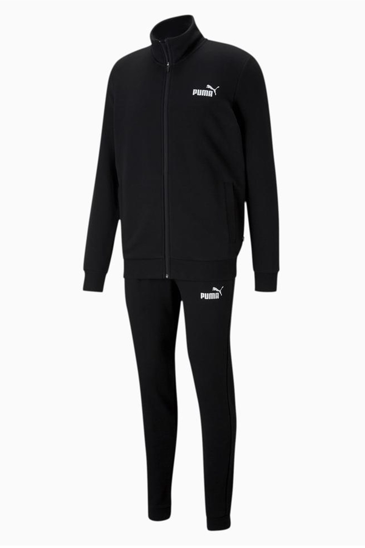 Puma Clean Sweat Suit Erkek Eşofman Takımı 58584001 Siyah