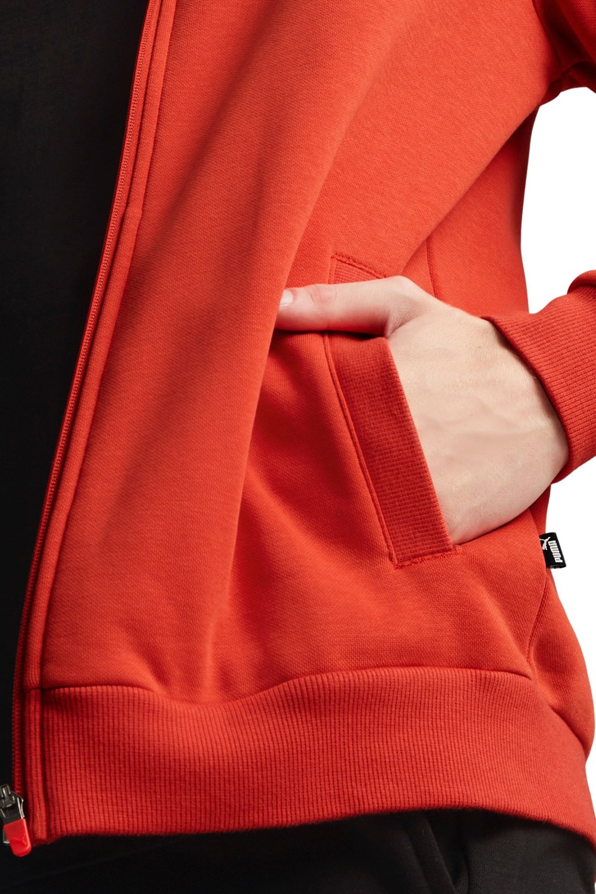 Puma CLean Sweat Suit Fl Erkek Eşofman Takımı 58584133 Kırmızı