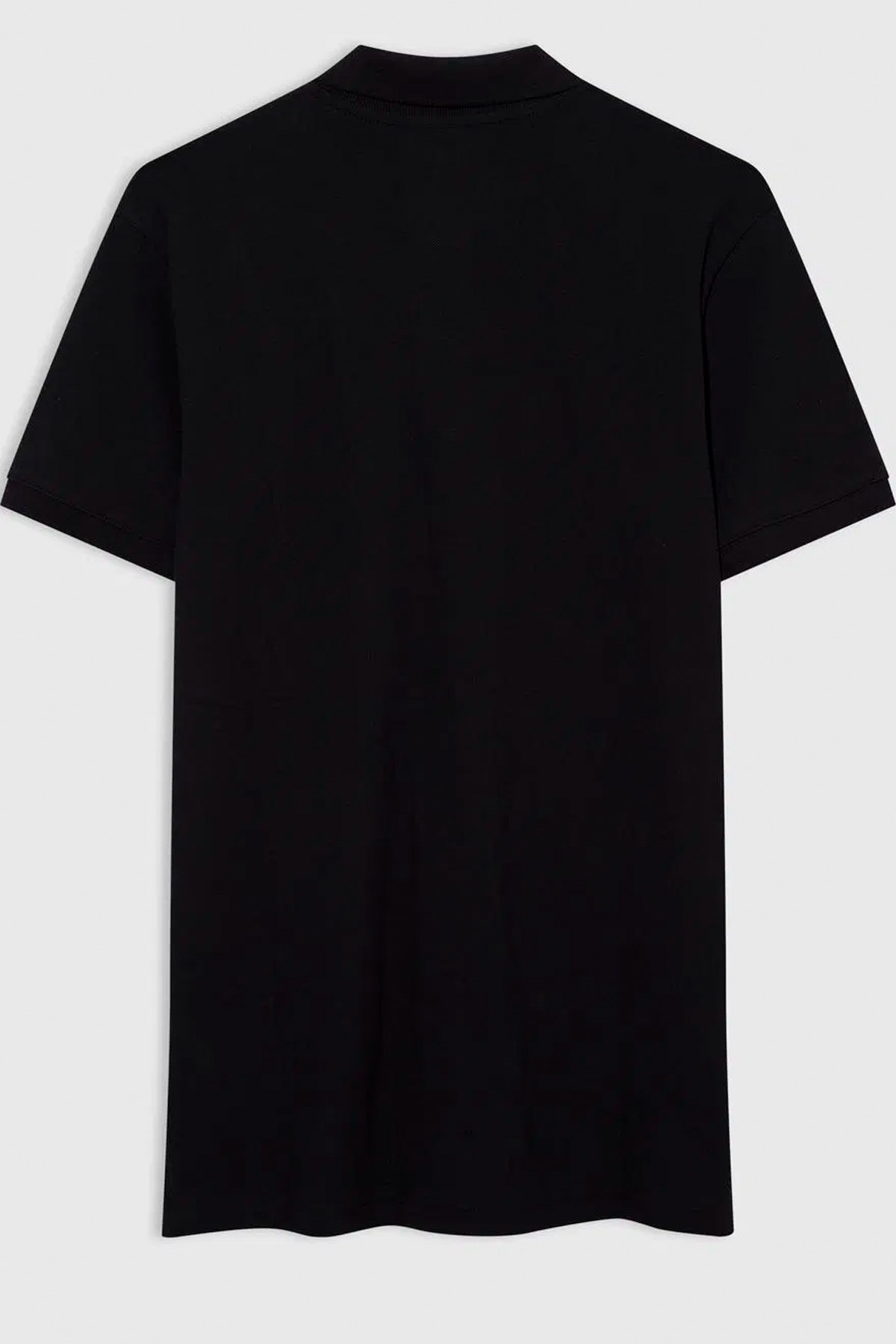 Gap Logo Erkek Polo Yaka Tişört Siyah