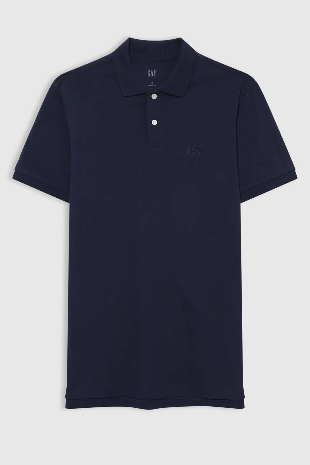 Gap Logo Erkek Polo Yaka Tişört Lacivert