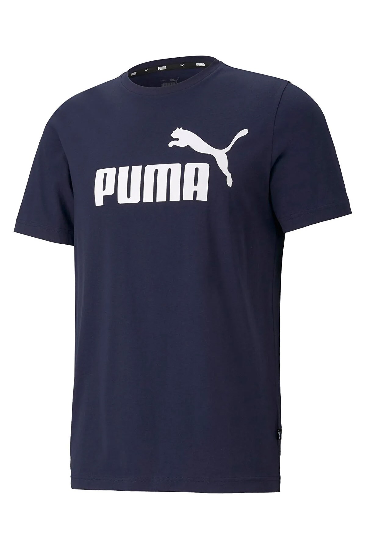 Puma Ess Logo Erkek Tişört 58666606 Lacivert