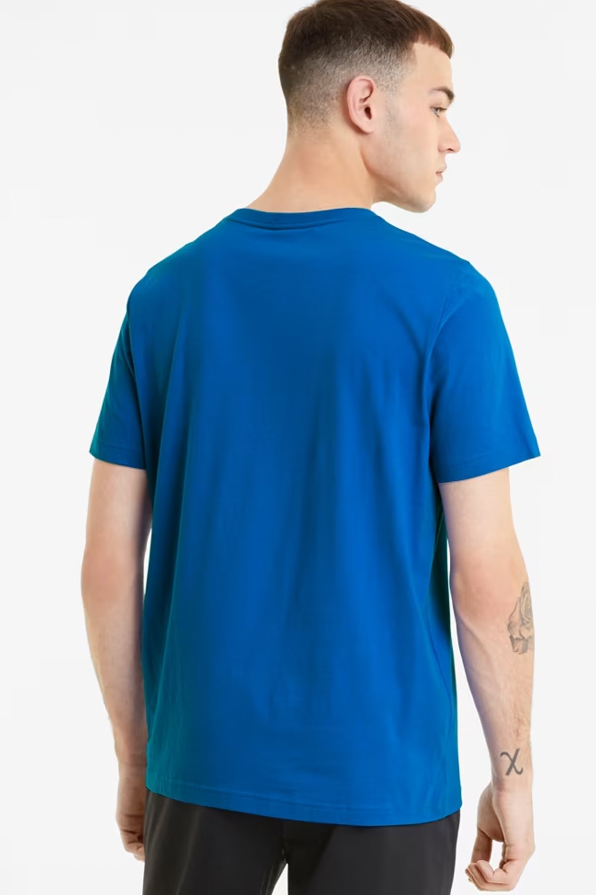 Puma Ess Logo Erkek Tişört 58666658 Mavi