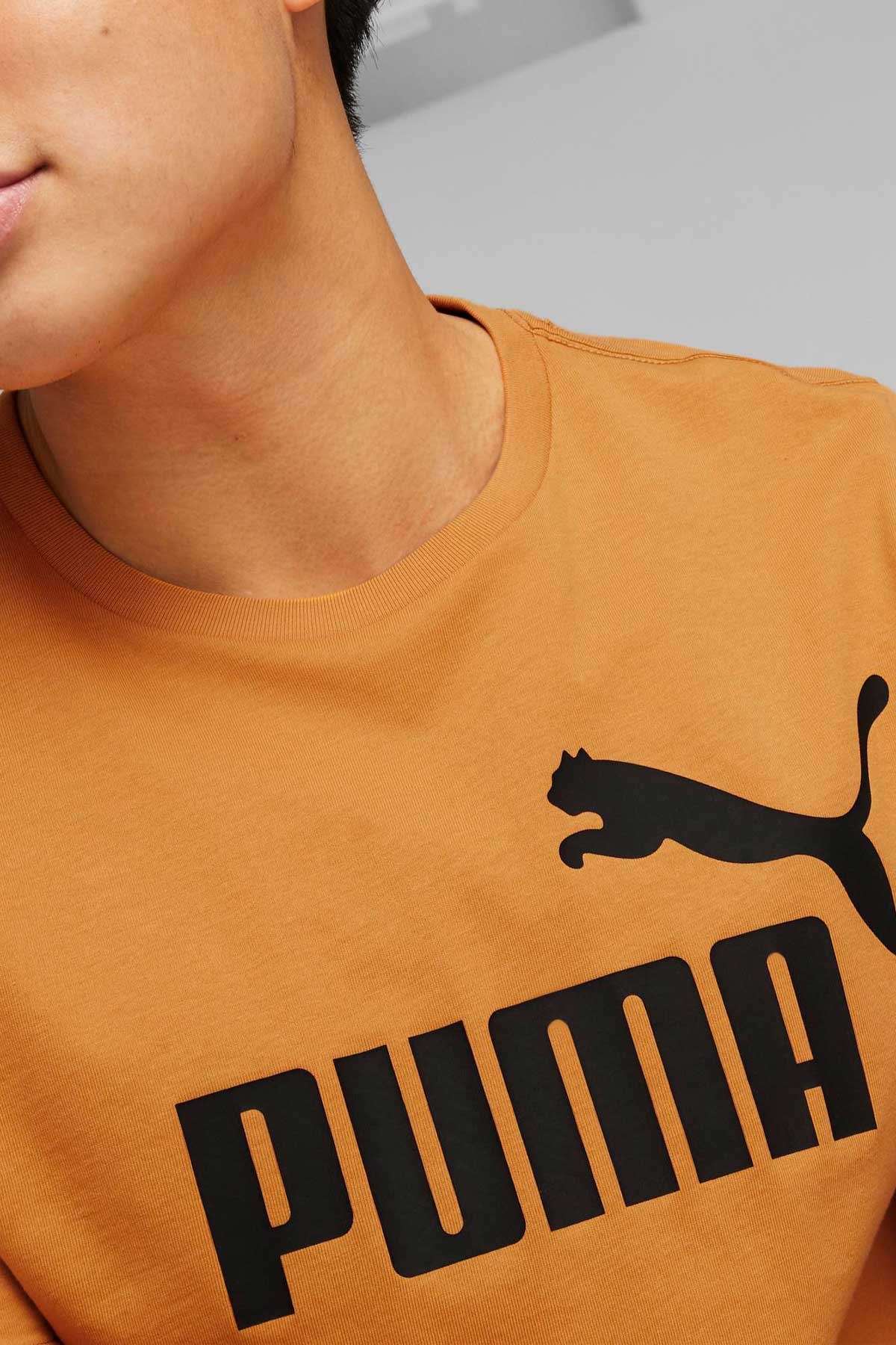 Puma ESS Logo Erkek Tişört 58666727 Turuncu