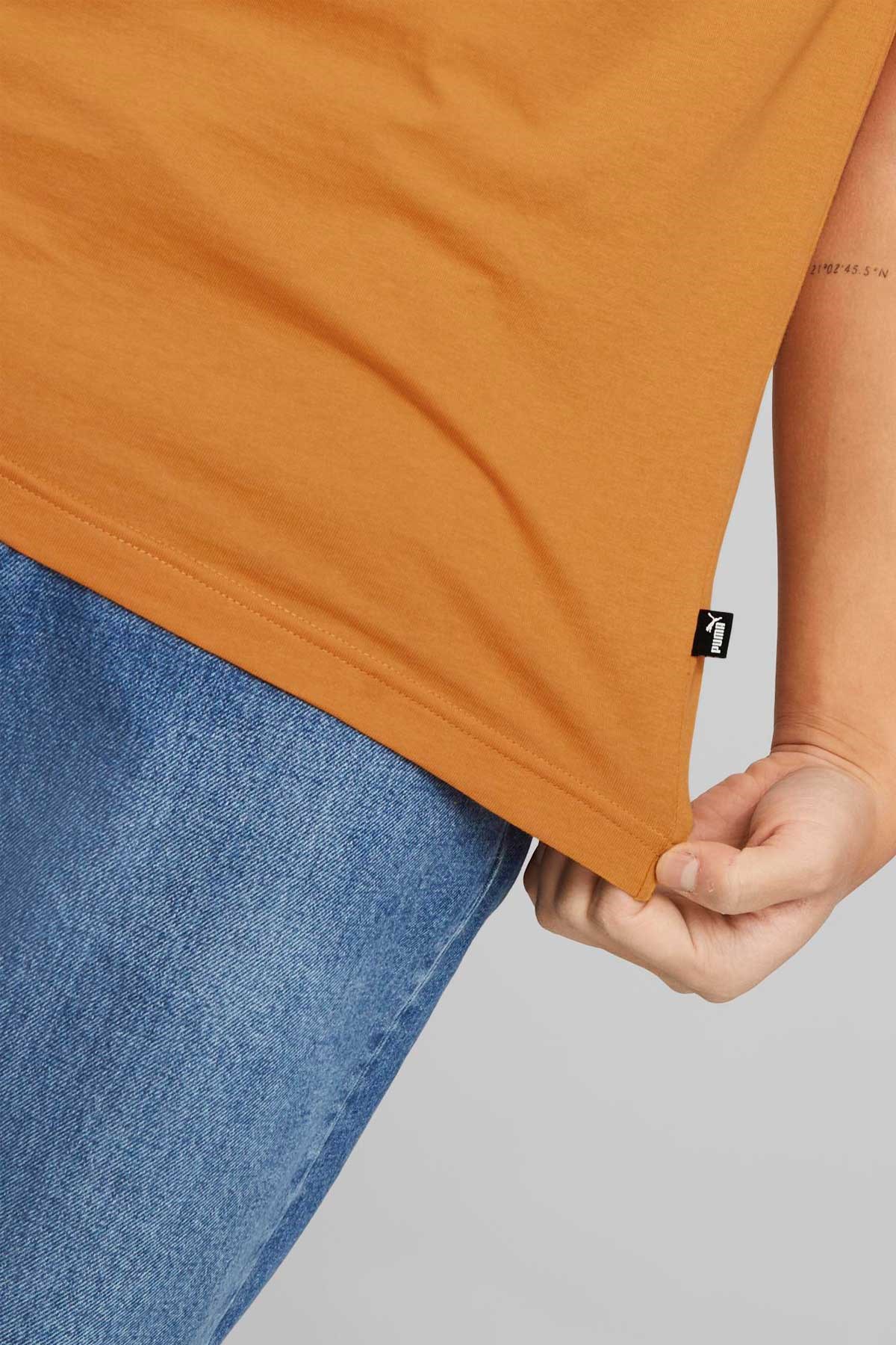 Puma ESS Logo Erkek Tişört 58666727 Turuncu