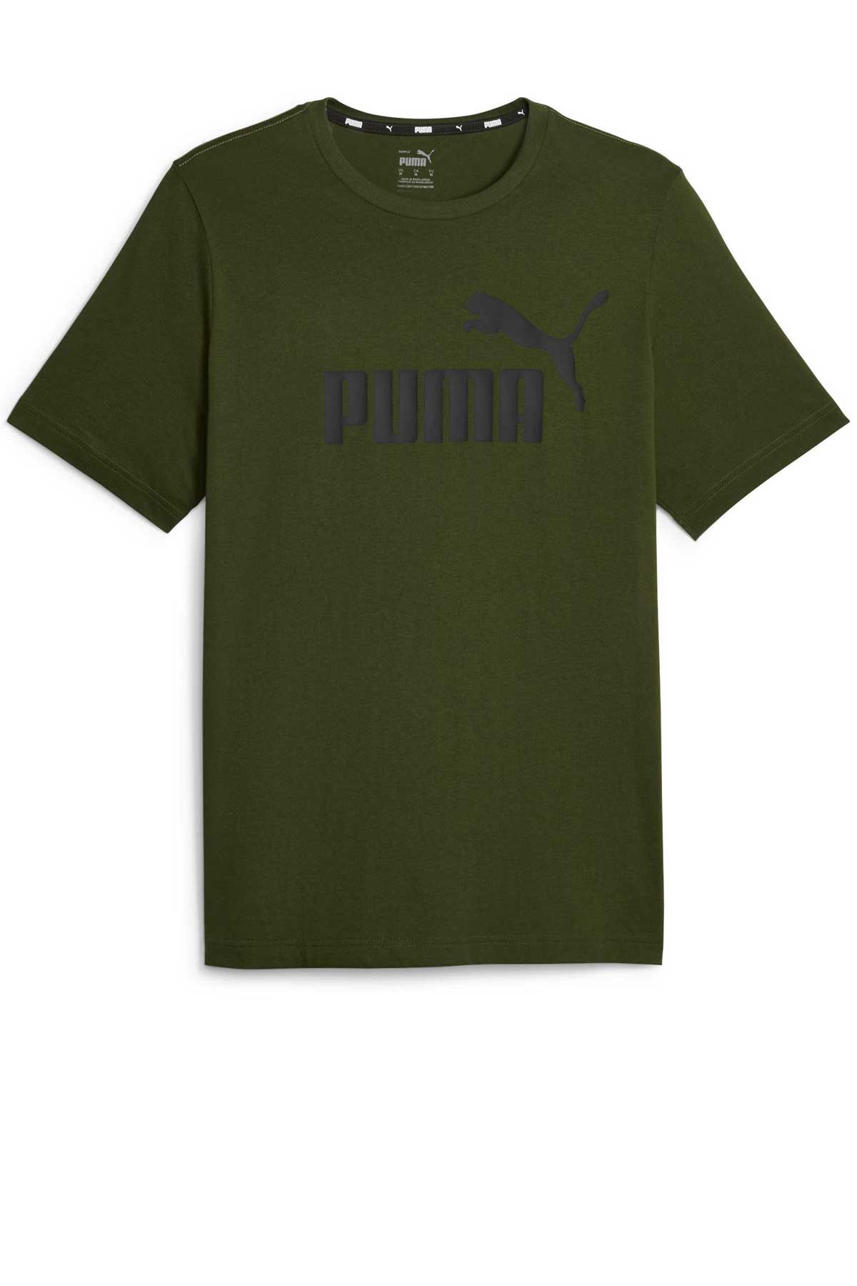 Puma Ess Logo Erkek Tişört 58666731 Yeşil