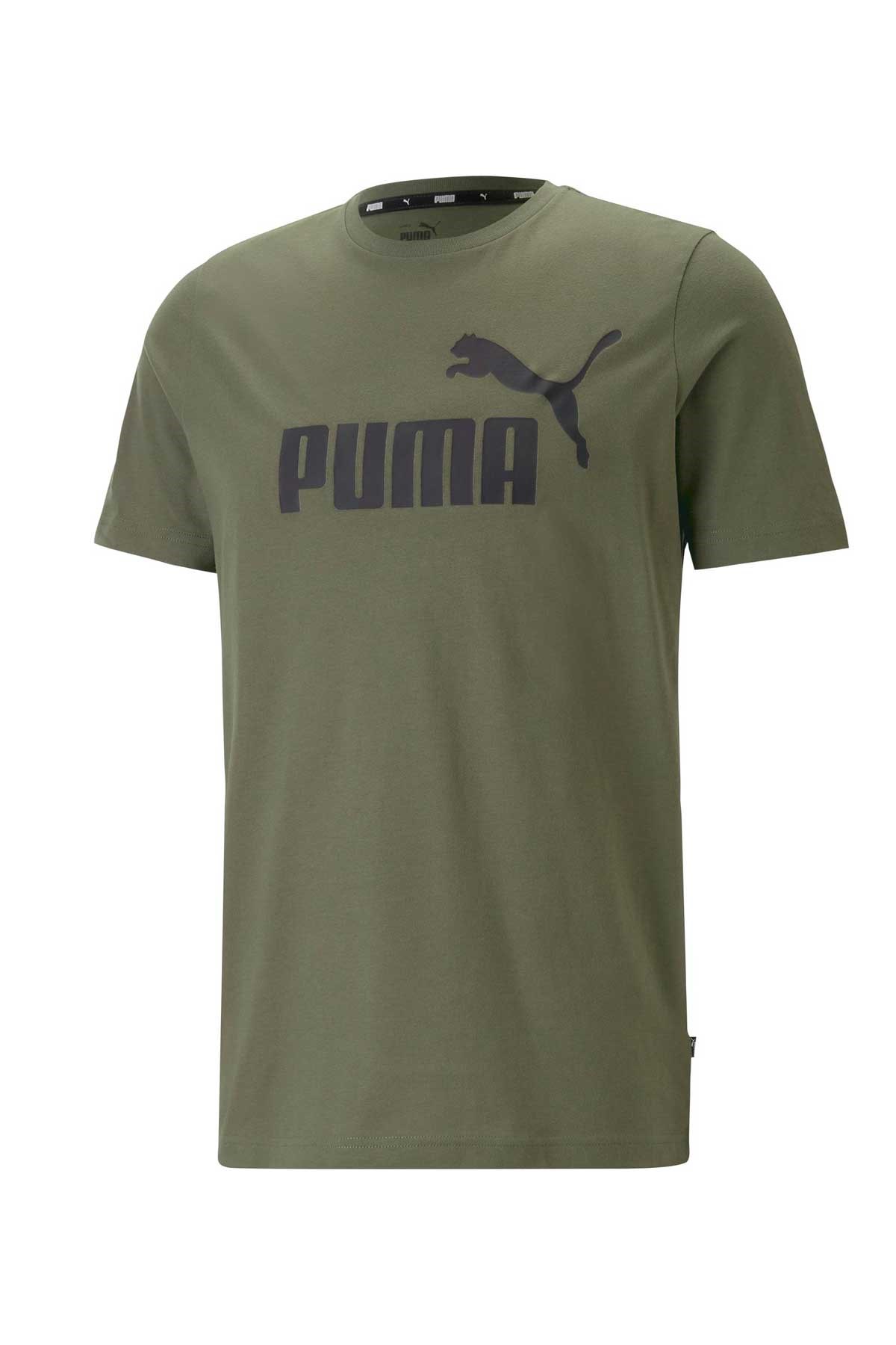 Puma ESS Logo Erkek Tişört 58666736 Yeşil