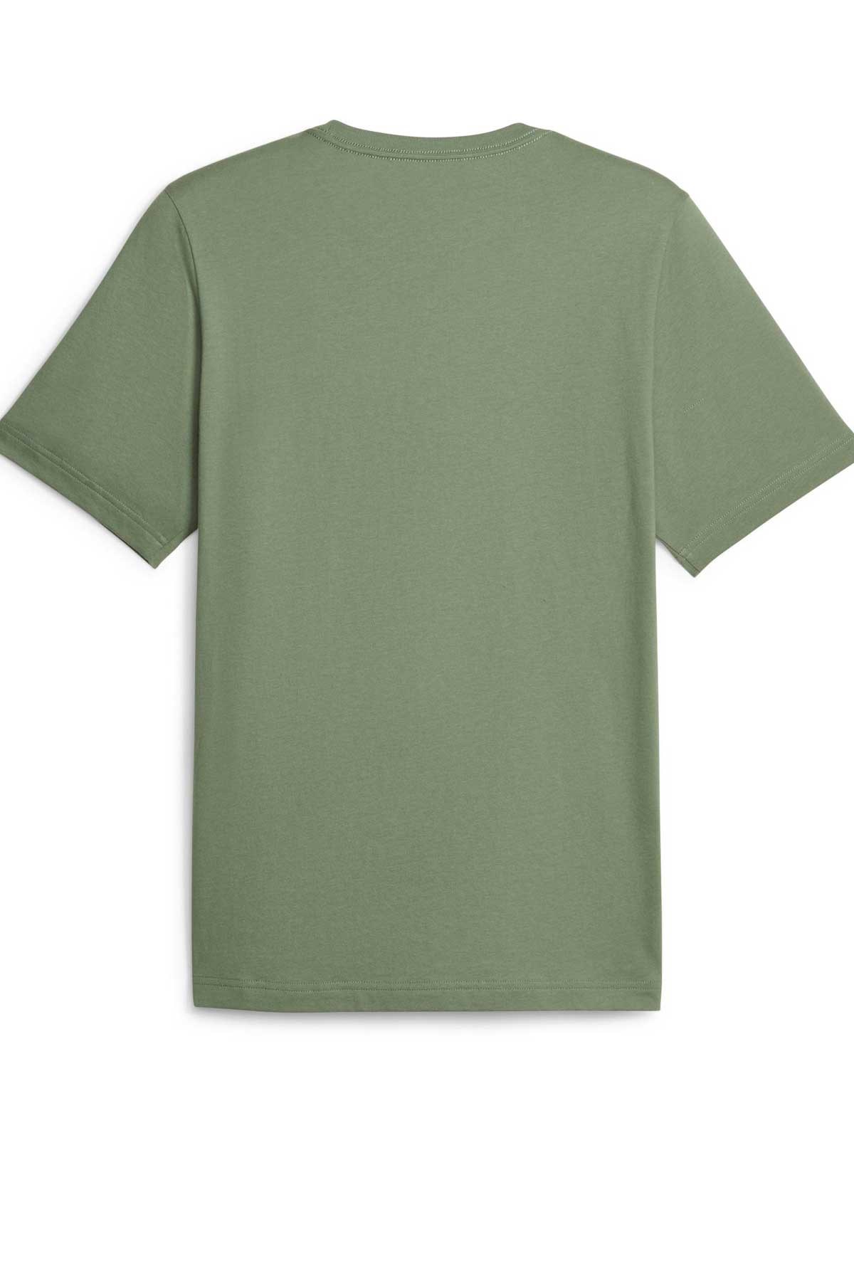 Puma Ess Logo Erkek Tişört 58666745 Yeşil