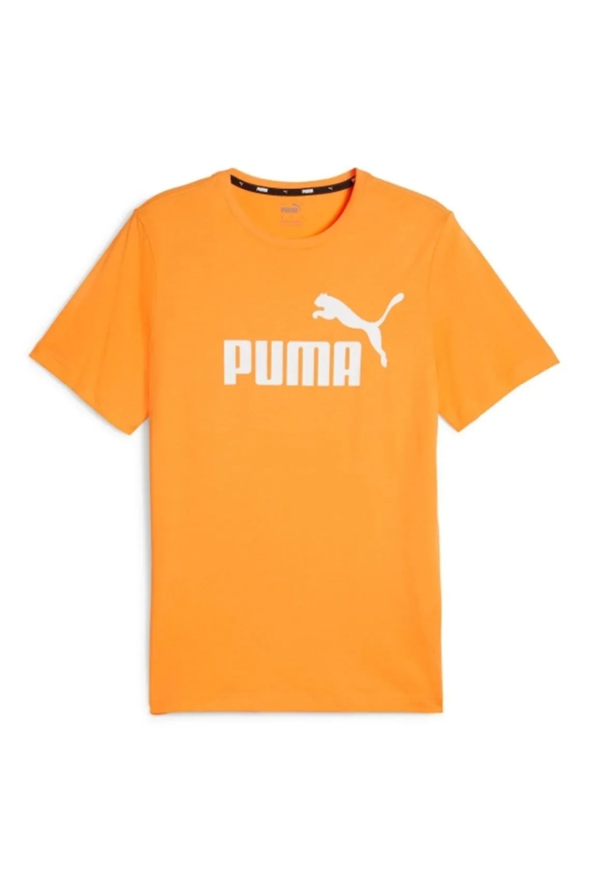 Puma Ess Logo Erkek Tişört 58666758 Sarı