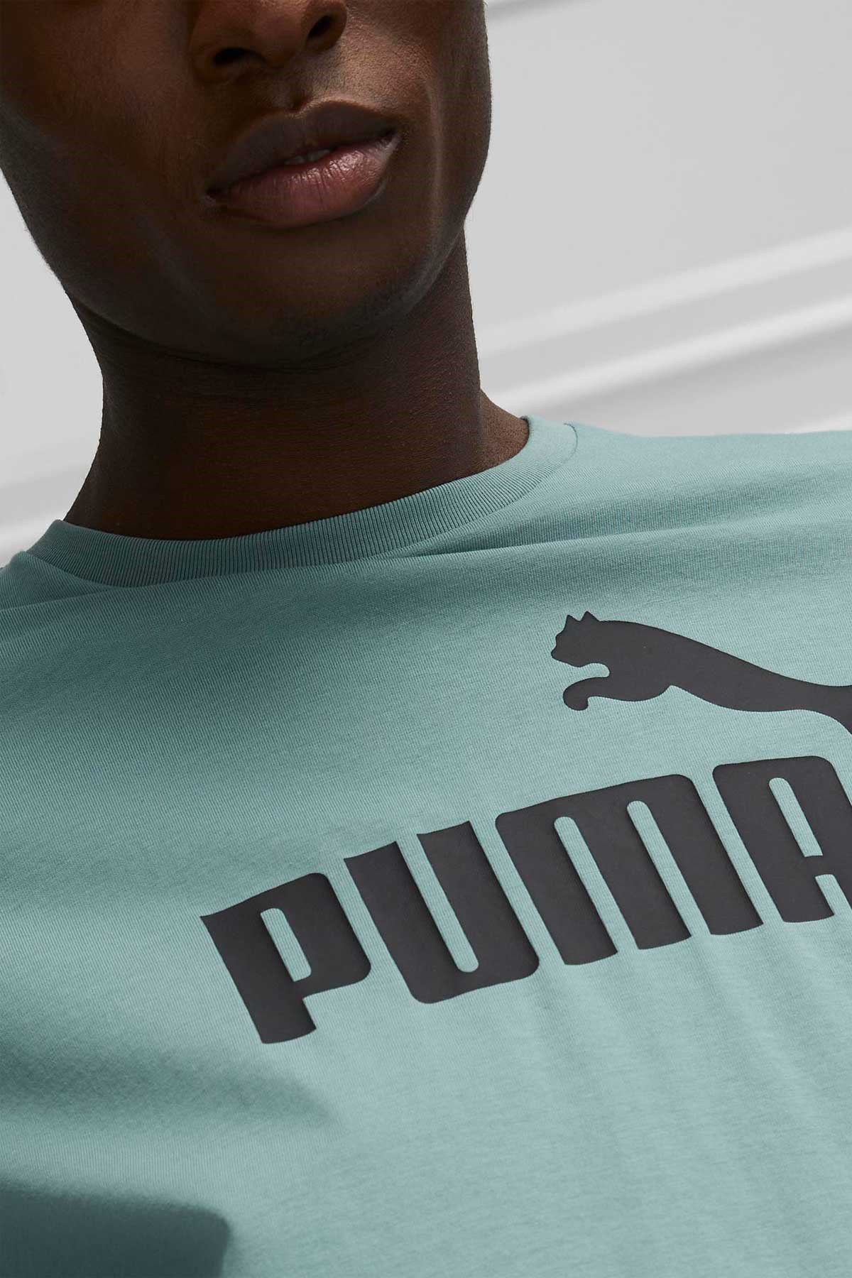 Puma ESS Logo Erkek Tişört 58666775 Mavi