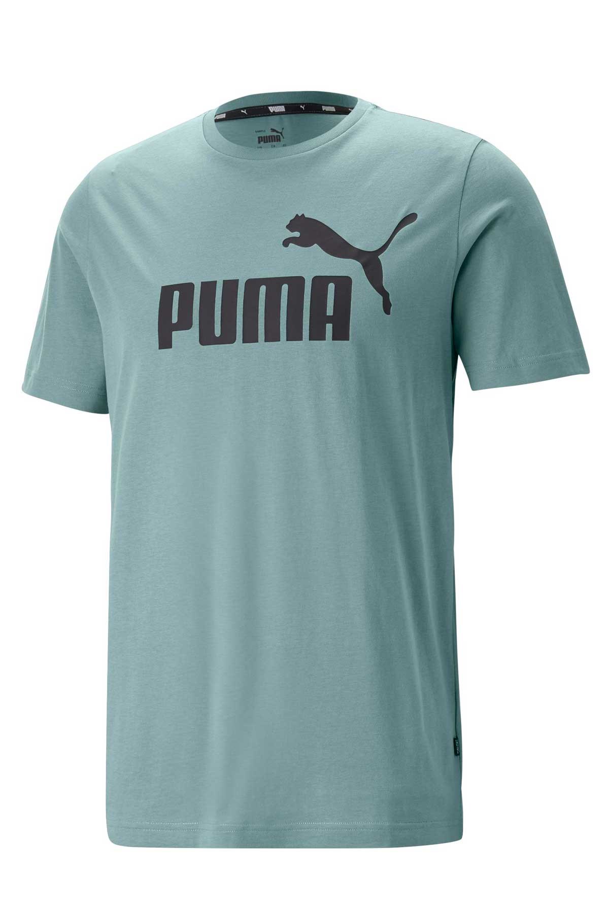 Puma ESS Logo Erkek Tişört 58666775 Mavi