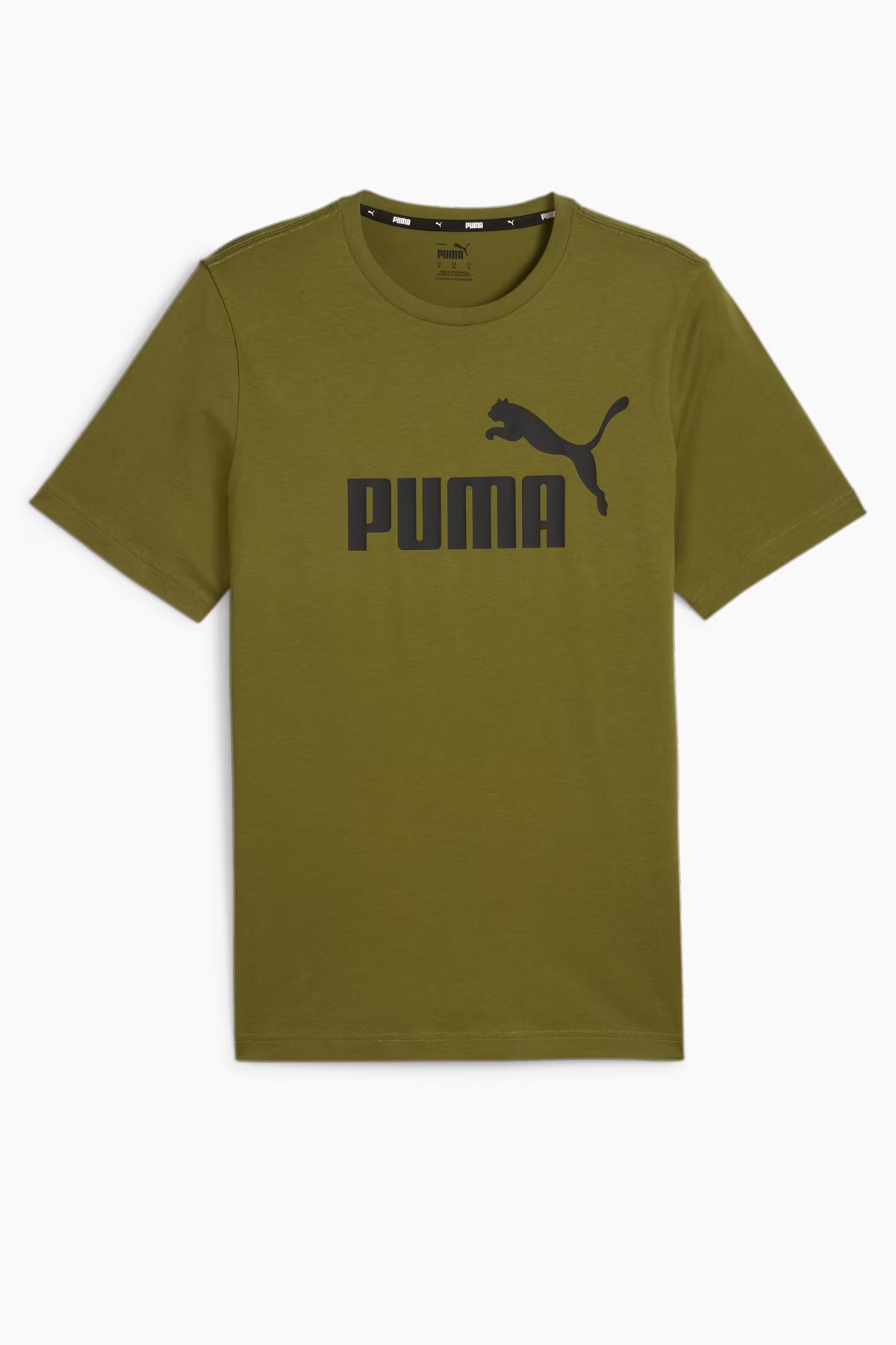 Puma Ess Logo Erkek Tişört 58666776 Haki