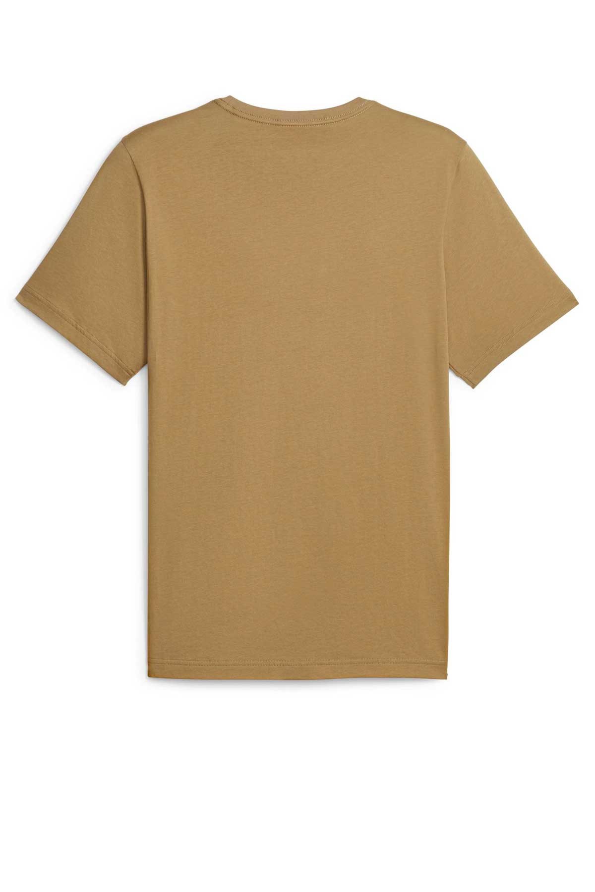 Puma Ess Logo Erkek Tişört 58666786 Bej