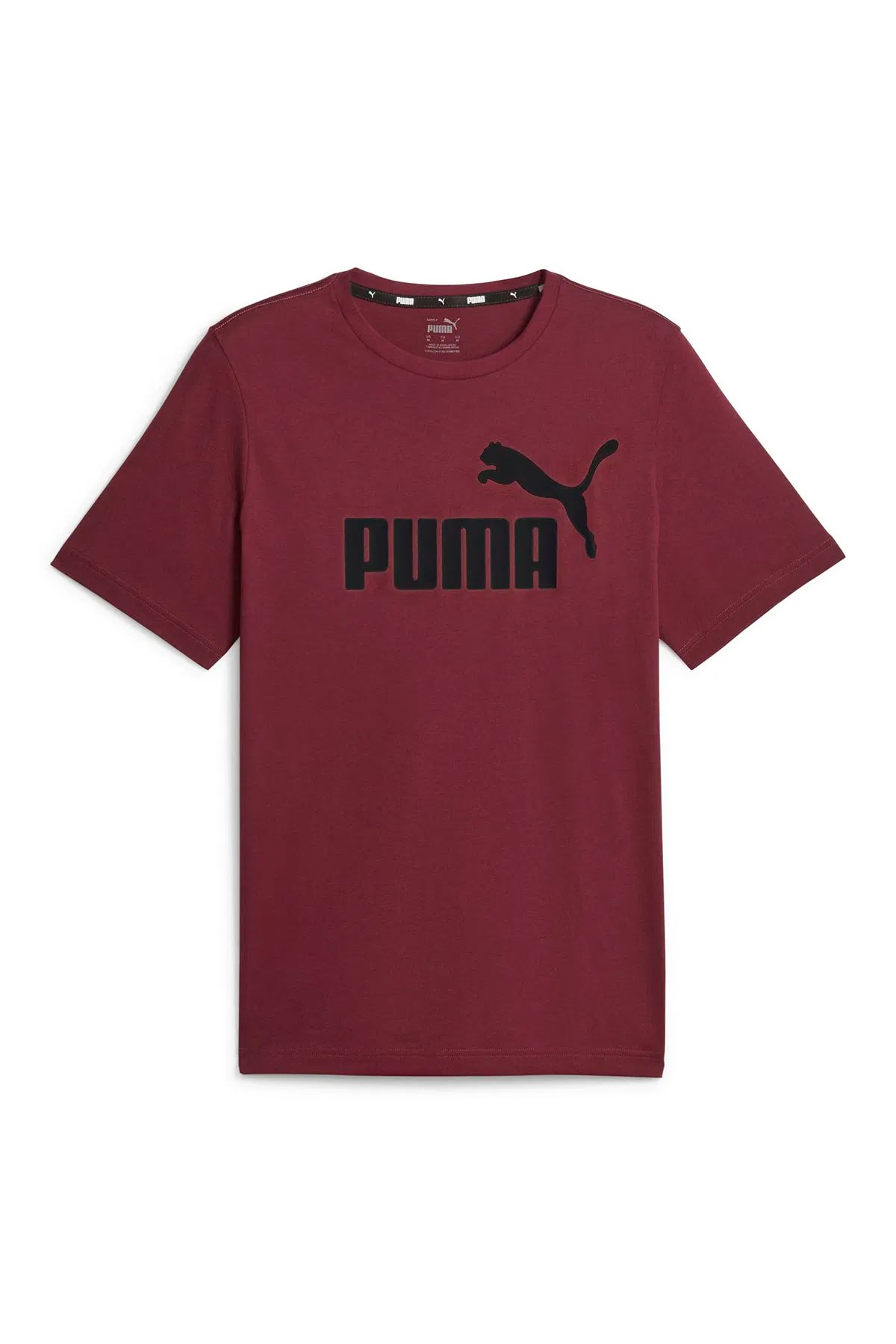 Puma Ess Logo Tee (S) Erkek Tişört 58666792 Kahverengi