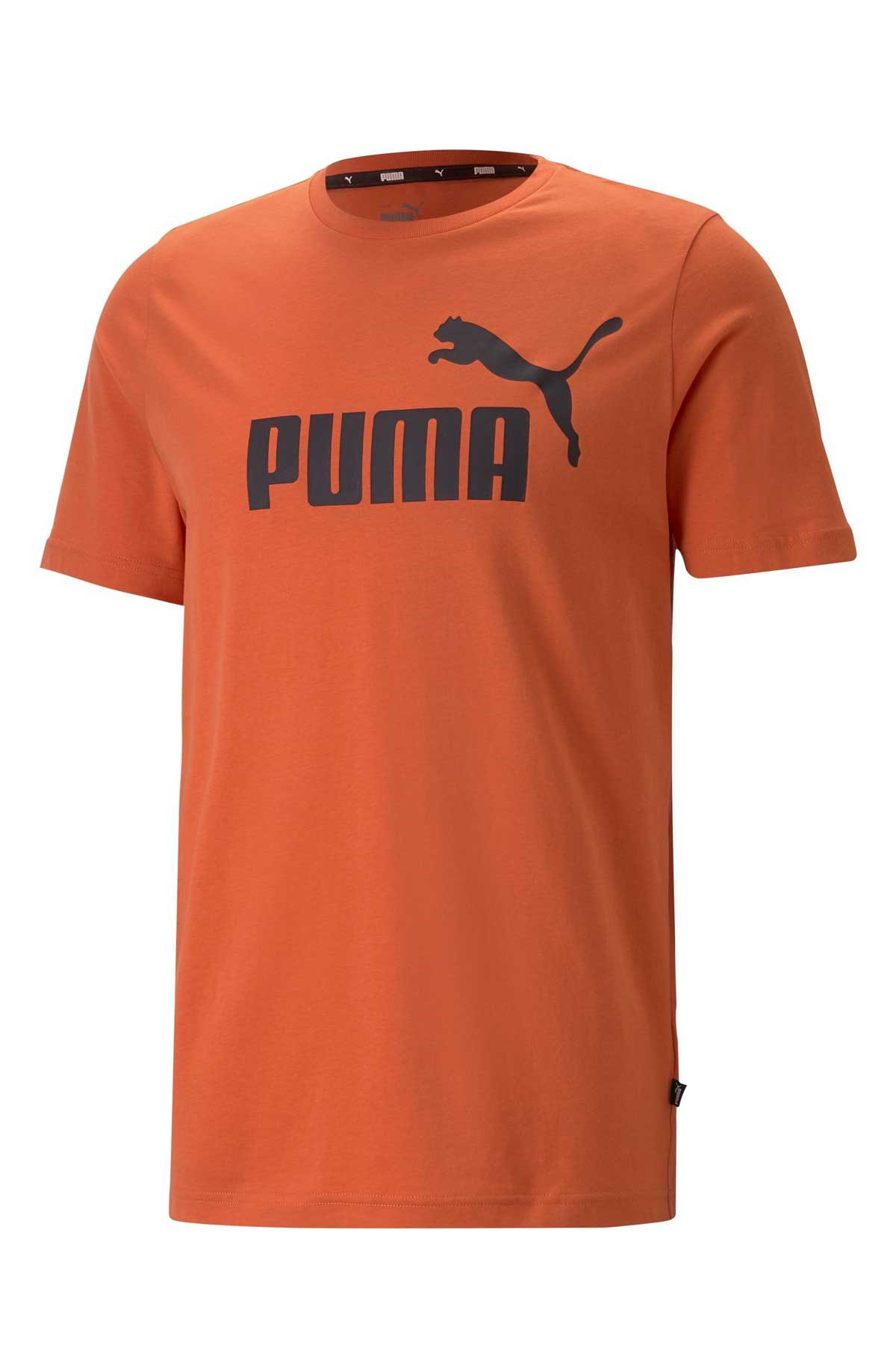 Puma ESS Logo Erkek Tişört 58666794 Turuncu