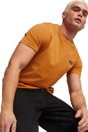 Puma ESS Small Logo Erkek Tişört 58666927 Turuncu
