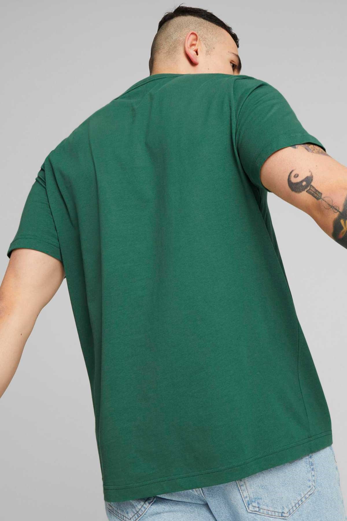 Puma ESS Small Logo Erkek Tişört 58666946 Yeşil