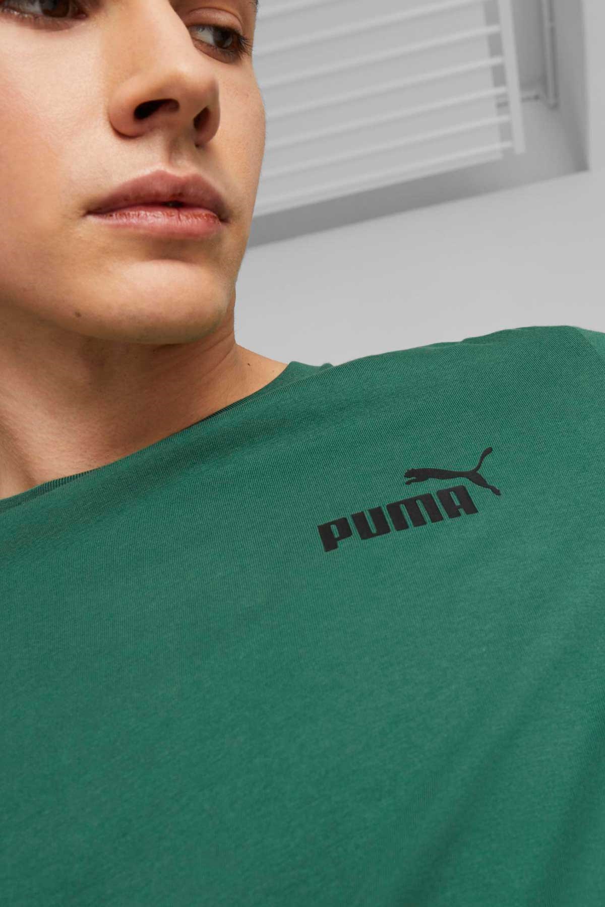 Puma ESS Small Logo Erkek Tişört 58666946 Yeşil