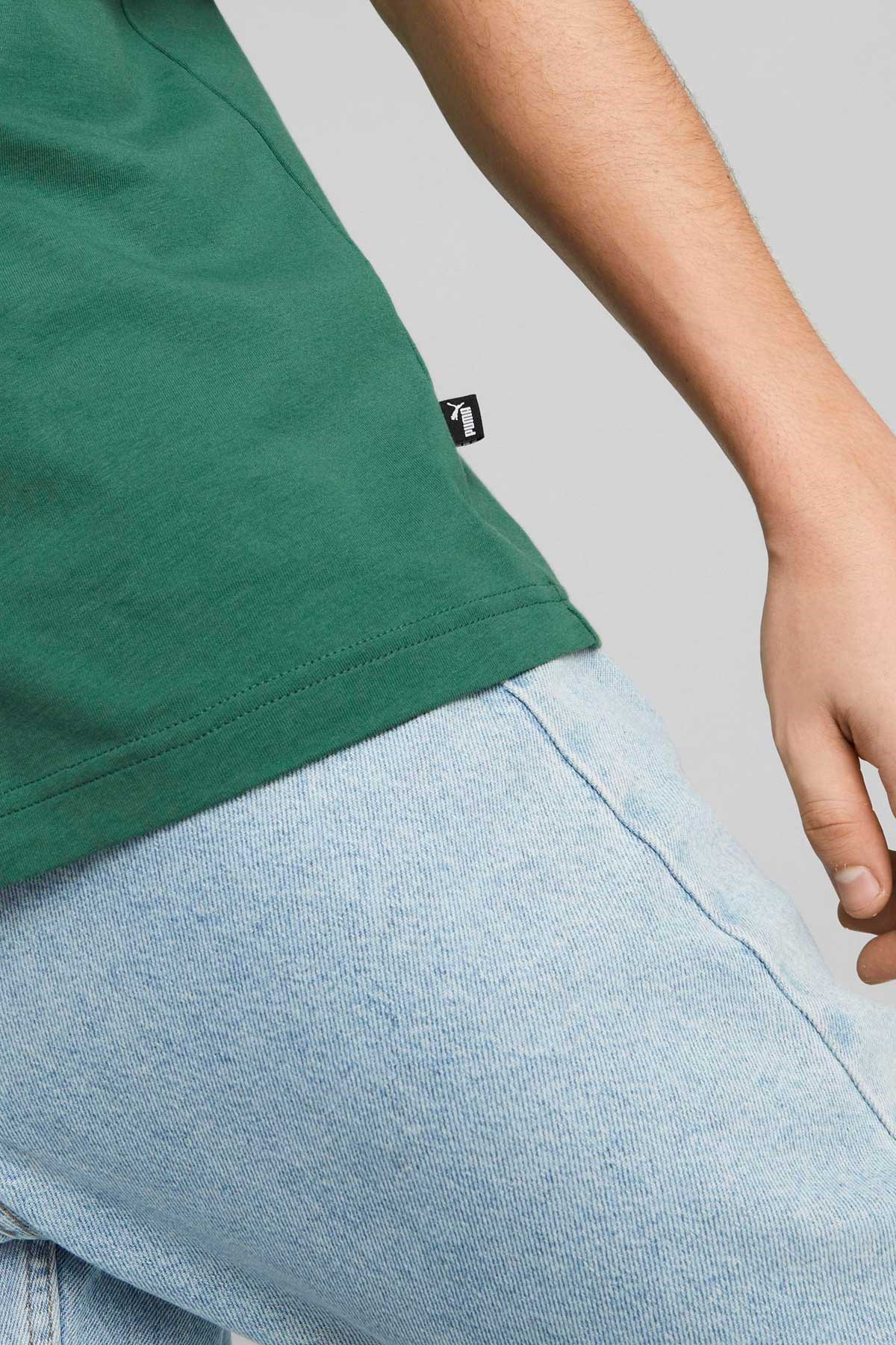 Puma ESS Small Logo Erkek Tişört 58666946 Yeşil