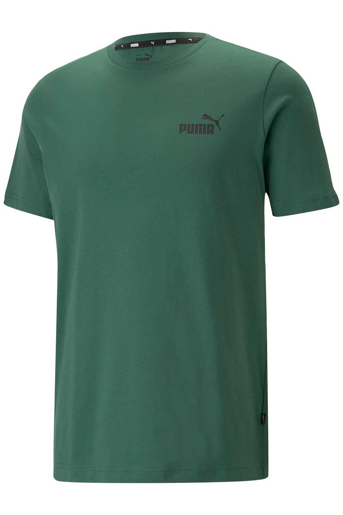 Puma ESS Small Logo Erkek Tişört 58666946 Yeşil