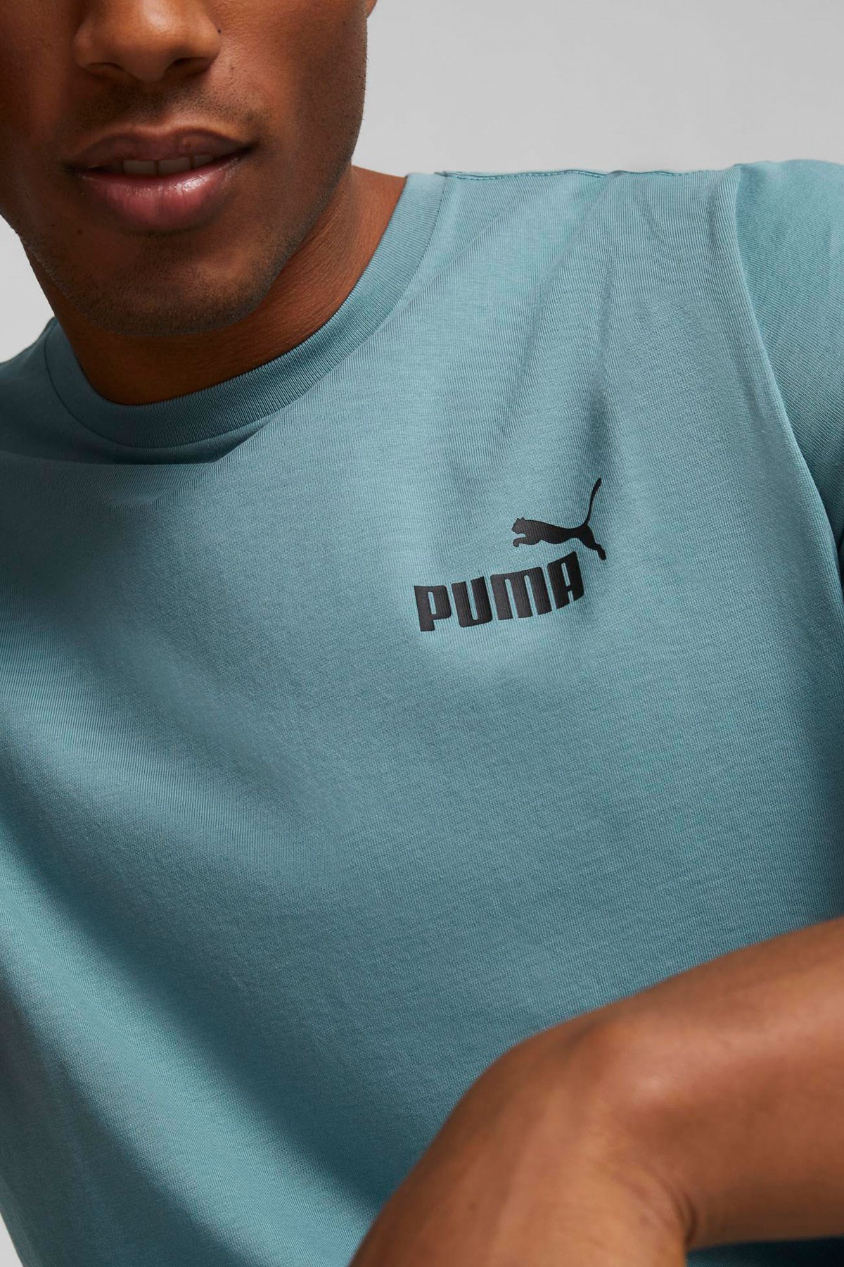 Puma ESS Small Logo Erkek Tişört 58666975 Mavi