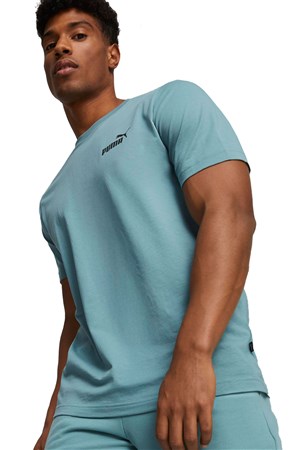 Puma ESS Small Logo Erkek Tişört 58666975 Mavi