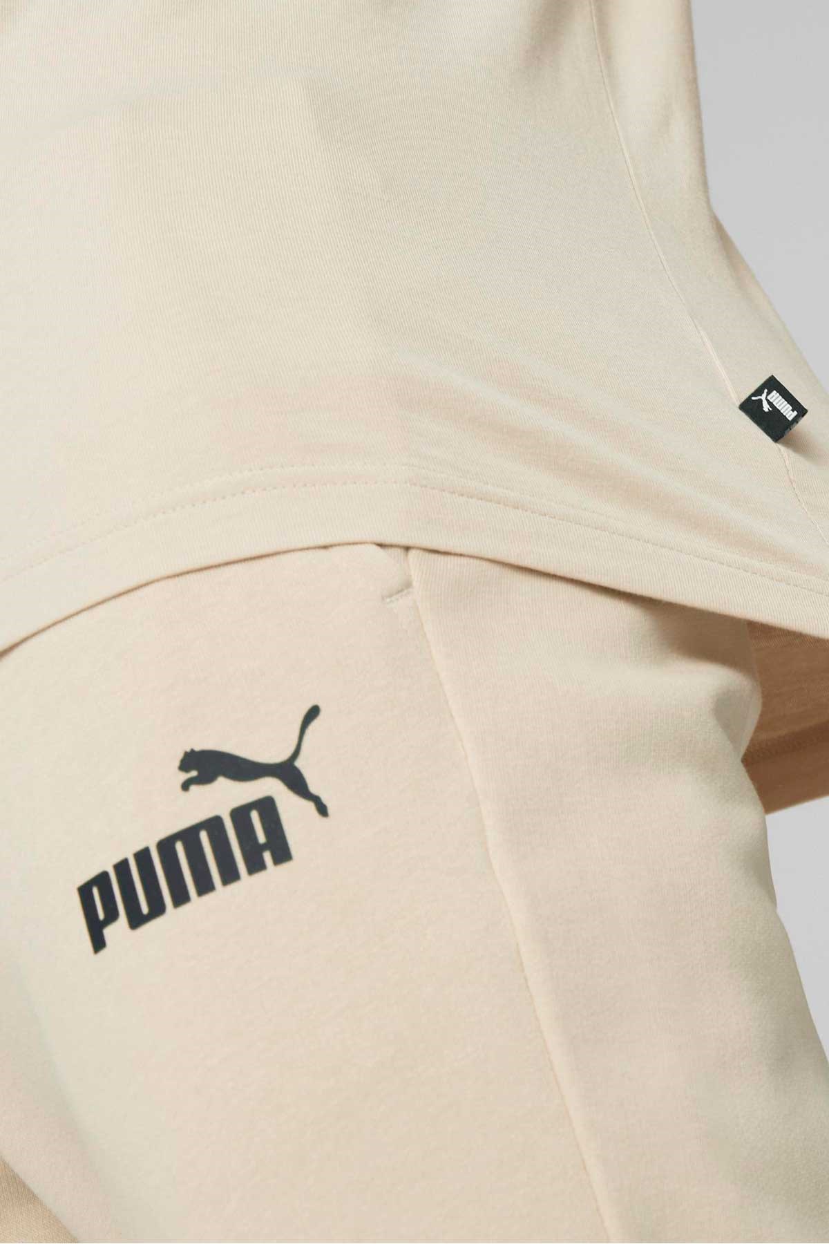 Puma ESS Small Logo Erkek Tişört 58666985 Bej