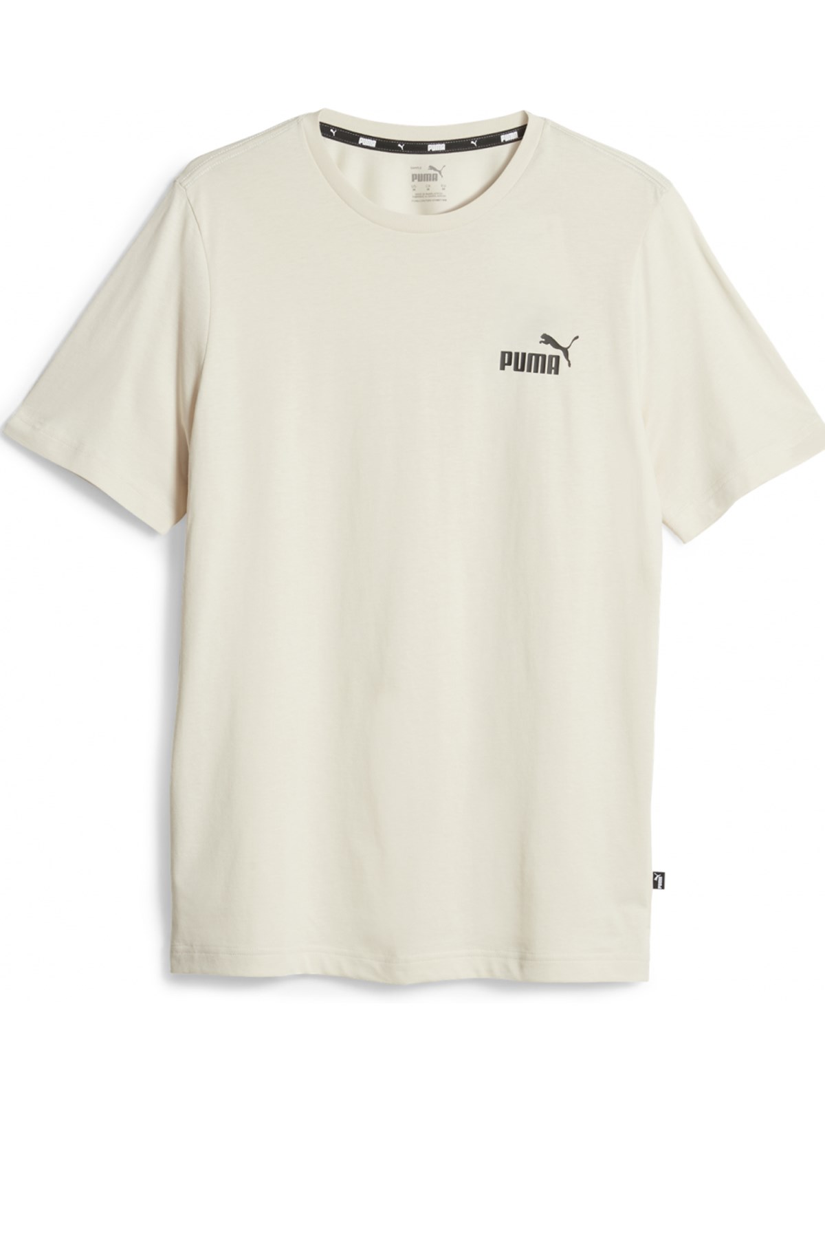 Puma Ess Small Logo Erkek Tişört 58666988 Ekru
