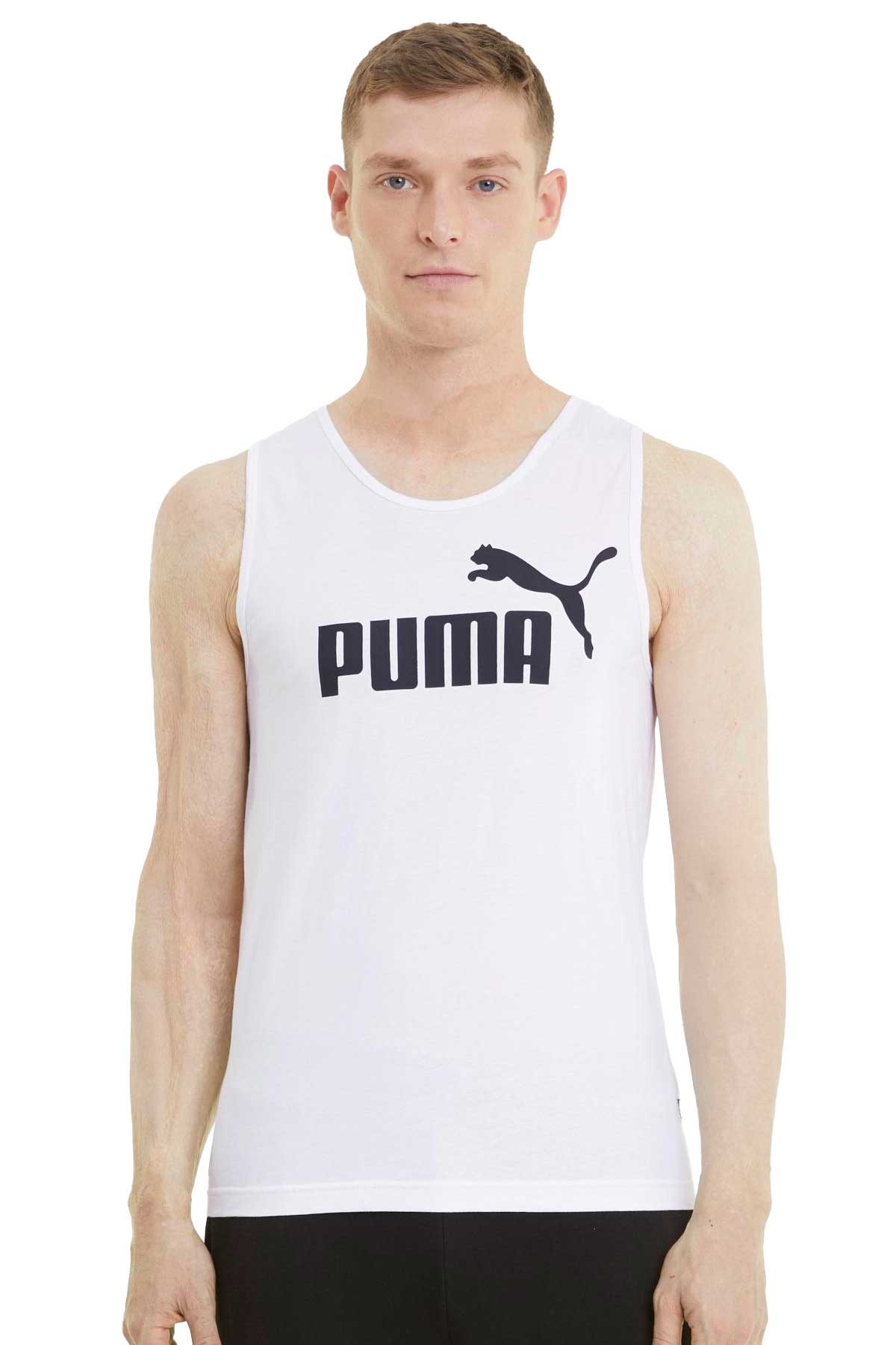 Puma ESS Tank Erkek Spor Atlet 58667002 Beyaz