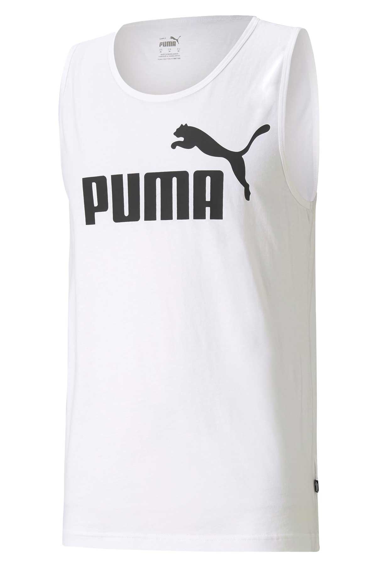 Puma ESS Tank Erkek Spor Atlet 58667002 Beyaz