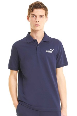 Puma ESS Pique Polo Erkek Tişört 58667406 Lacivert