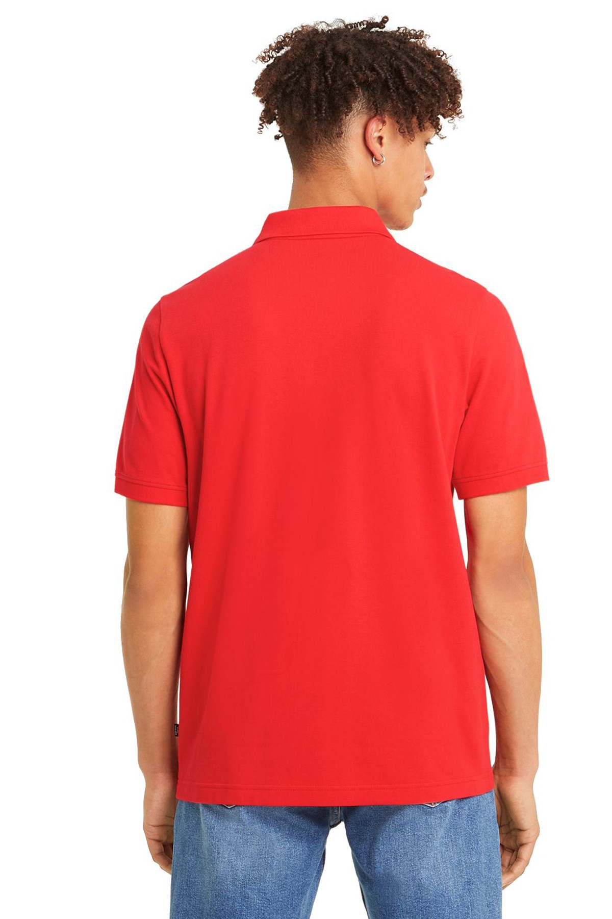 Puma Ess Pique Erkek Polo Tişört 58667411 Kırmızı