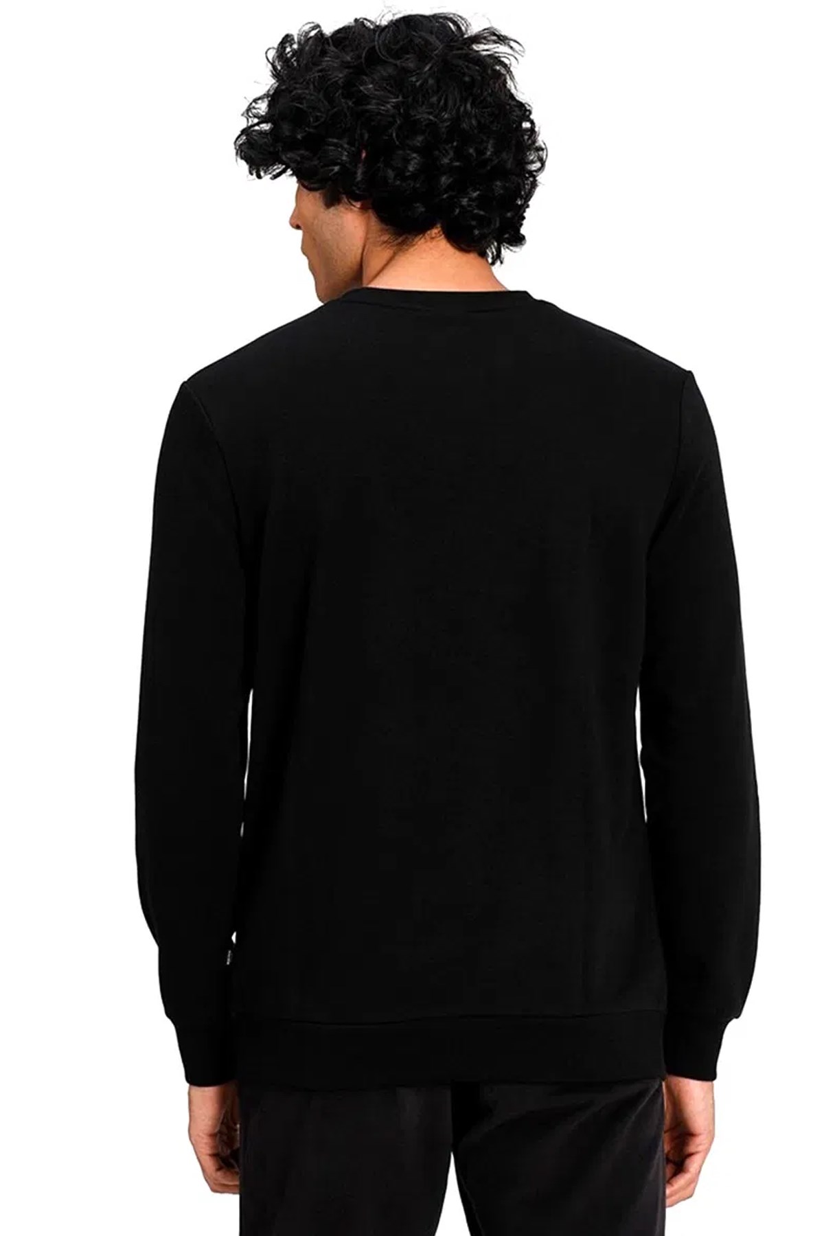 Puma Ess Big Logo Erkek Sweatshirt 58668001 Siyah
