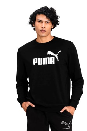 Puma Ess Big Logo Erkek Sweatshirt 58668001 Siyah
