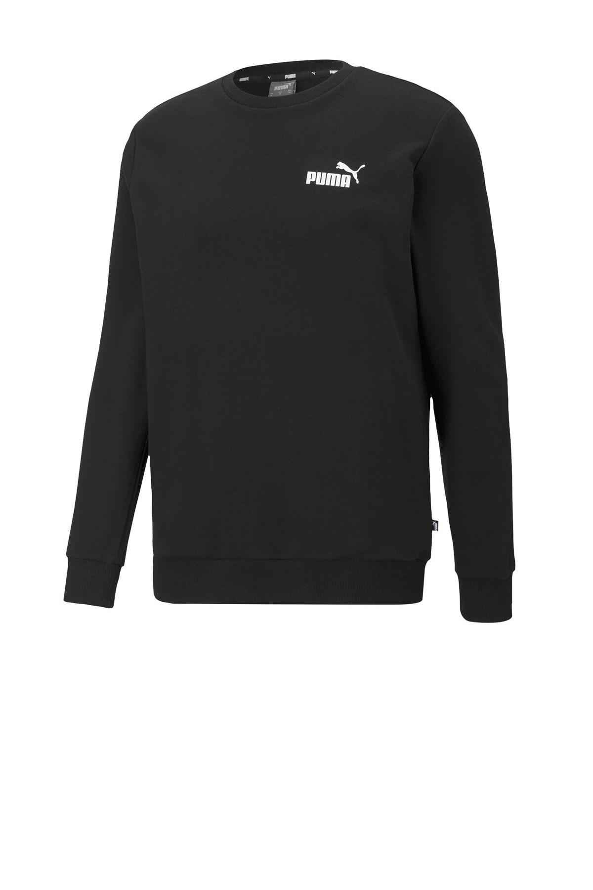 Puma Ess Small Logo Crewr Erkek Sweatshirt 58668401 Siyah