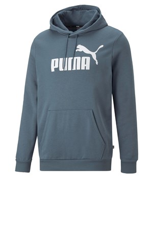 Puma Ess Big Logo Hoodie Fl (S) Erkek Sweatshirt 58668710 Mavi