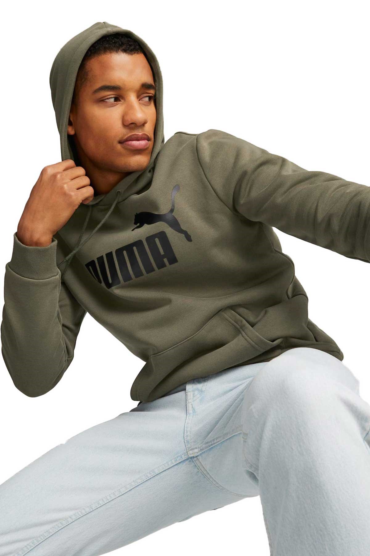 Puma ESS Big Logo Erkek Sweatshirt 58668736 Yeşil