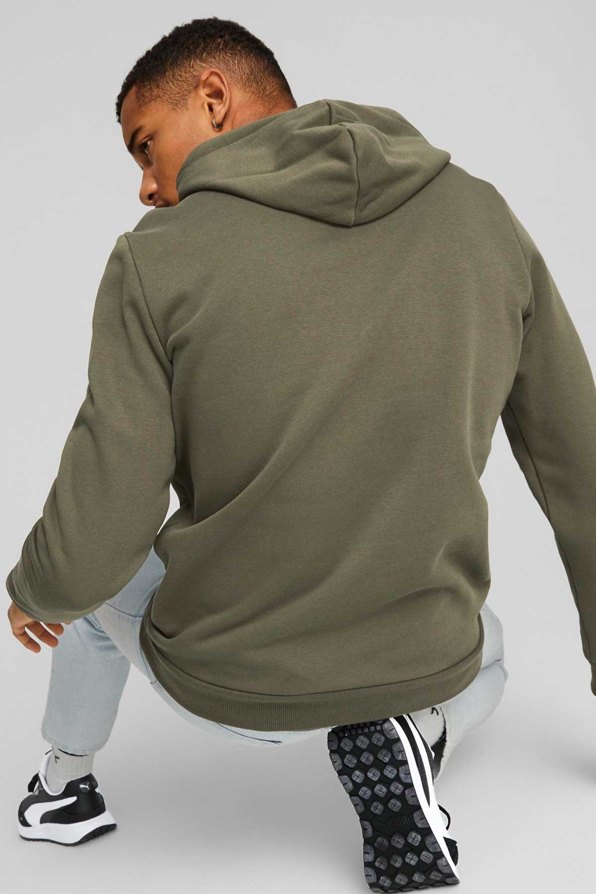 Puma ESS Big Logo Erkek Sweatshirt 58668736 Yeşil