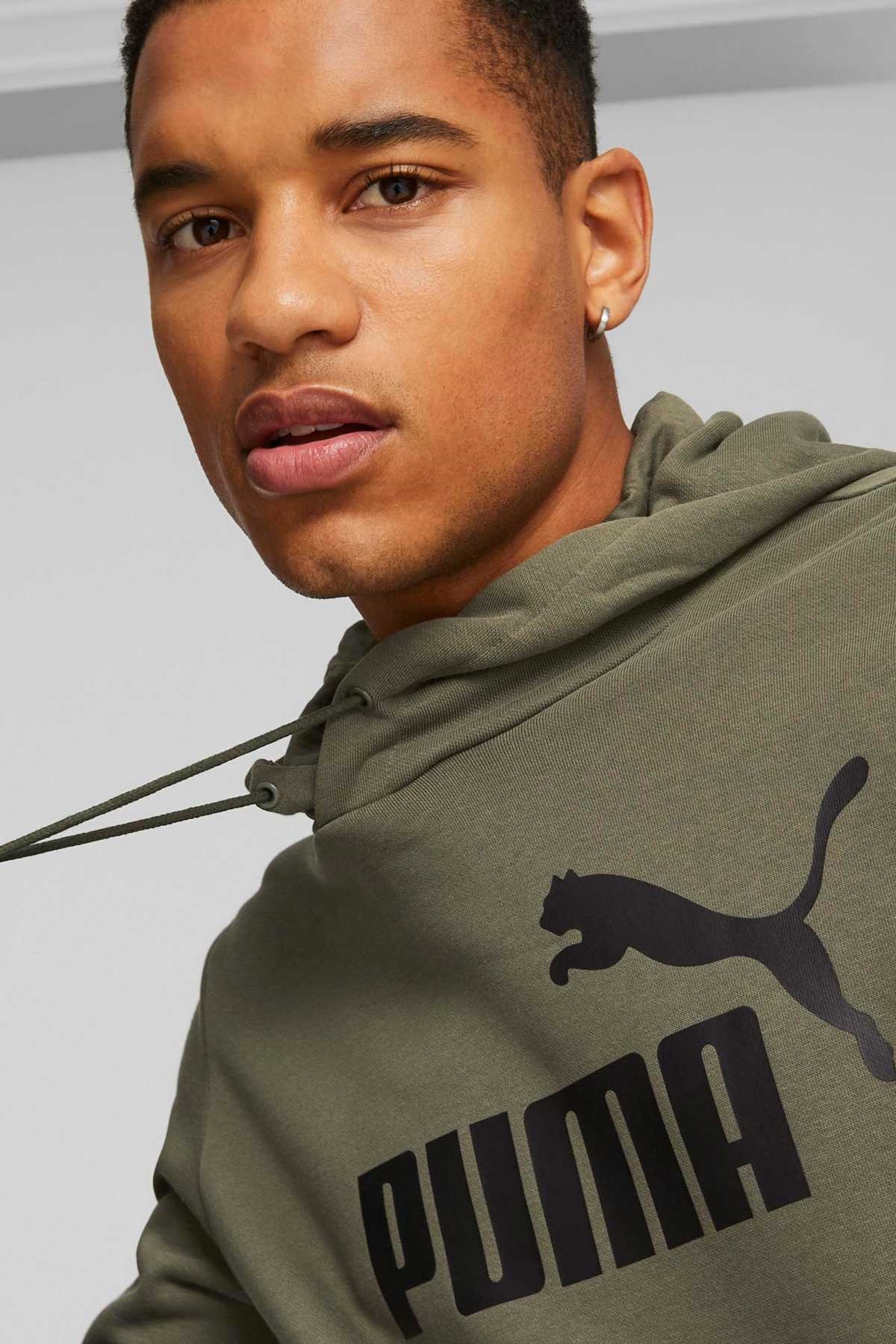 Puma ESS Big Logo Erkek Sweatshirt 58668736 Yeşil