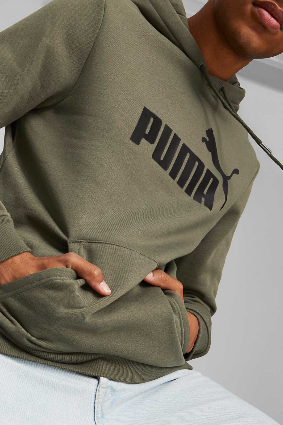 Puma ESS Big Logo Erkek Sweatshirt 58668736 Yeşil