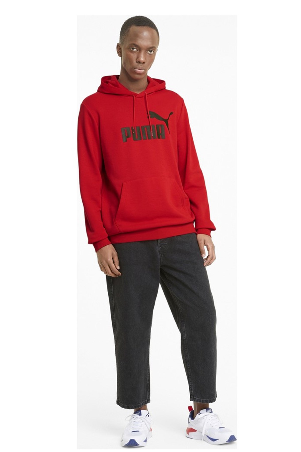 Puma ESS Big Logo Erkek Sweatshirt 58668811 Kırmızı