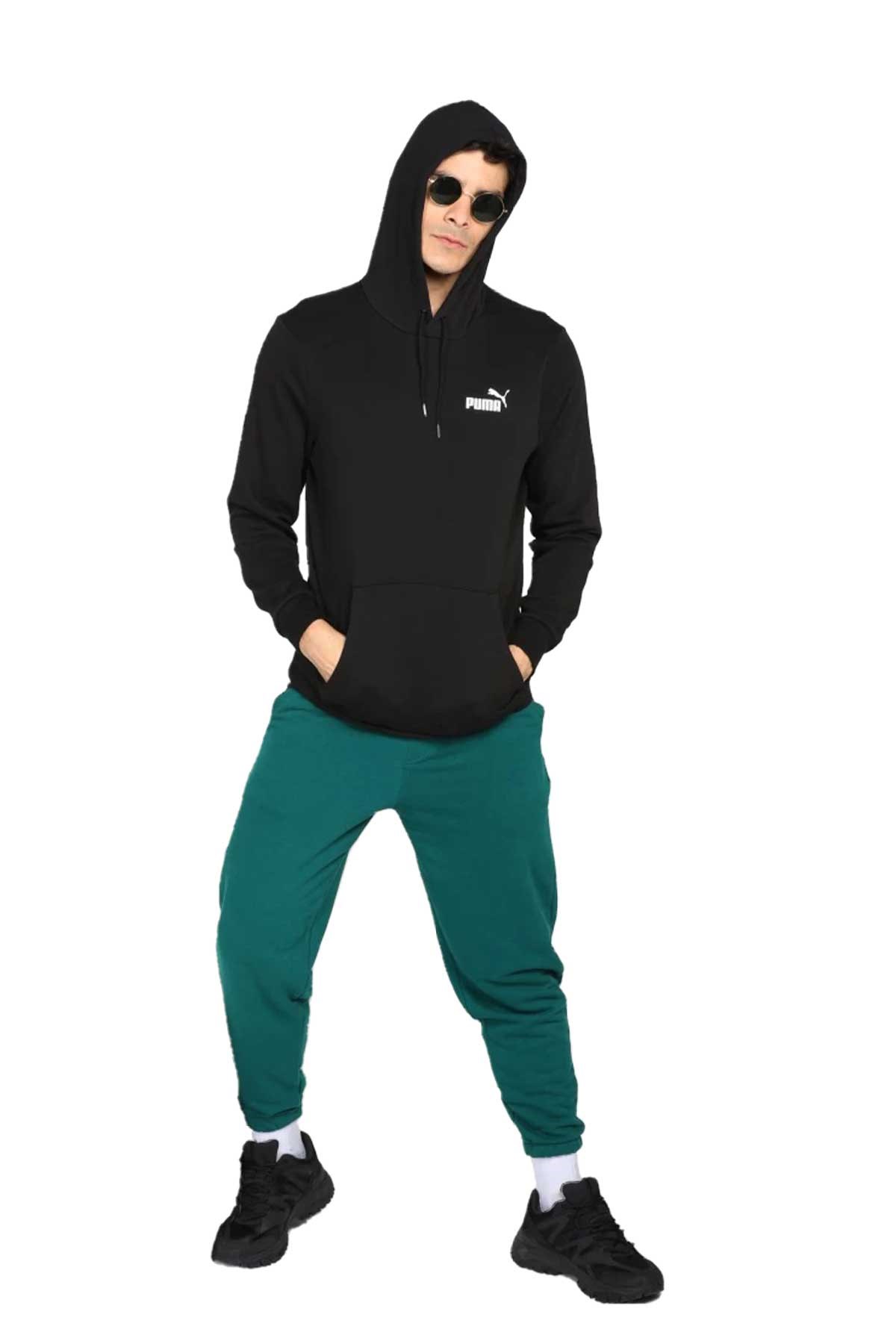 Puma ESS Small Logo Erkek Sweatshirt 58669201 Siyah