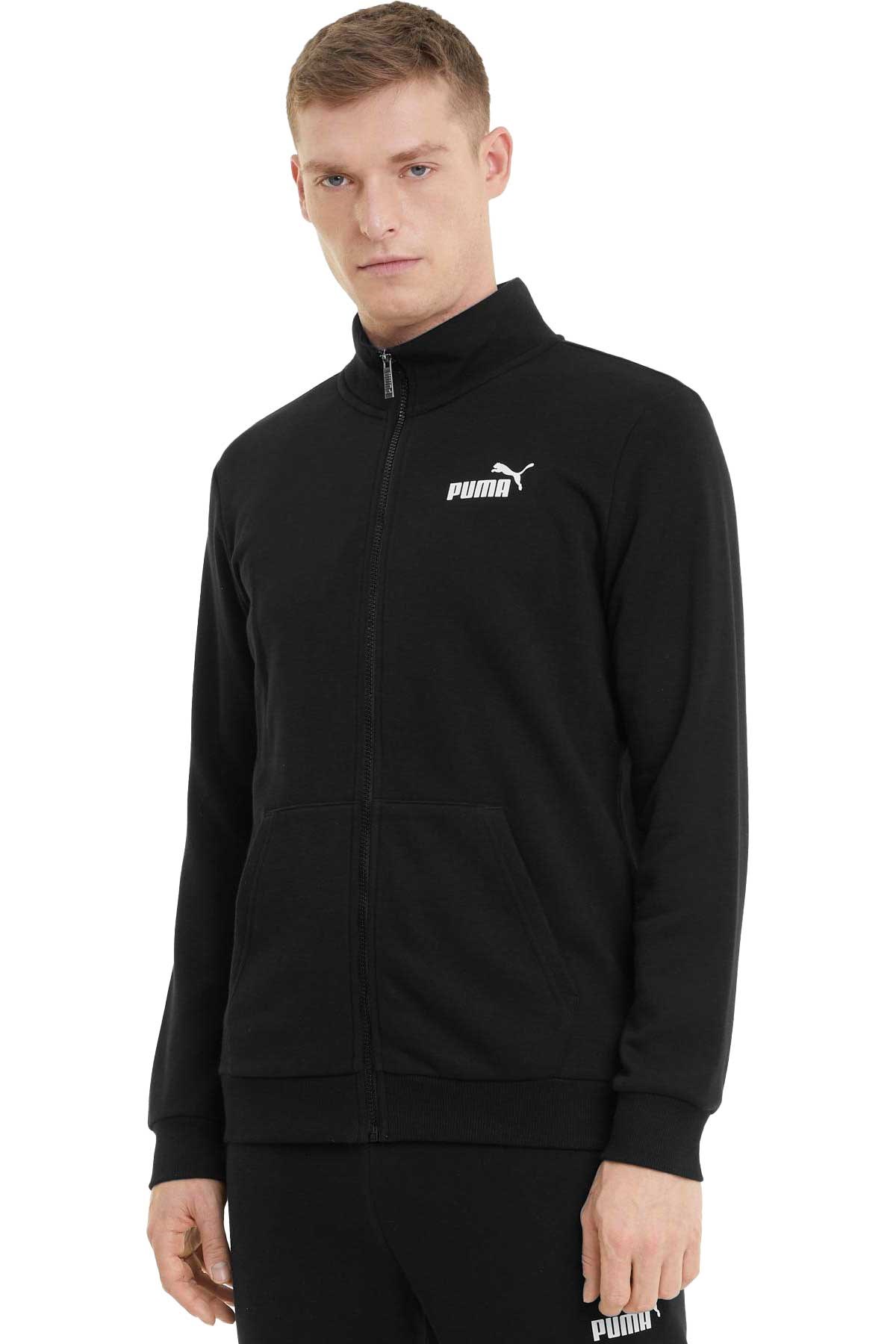 Puma Ess Track Erkek Sweatshirt 58669601 Siyah