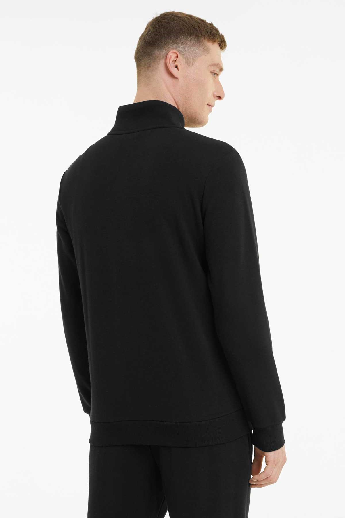 Puma Ess Track Erkek Sweatshirt 58669601 Siyah