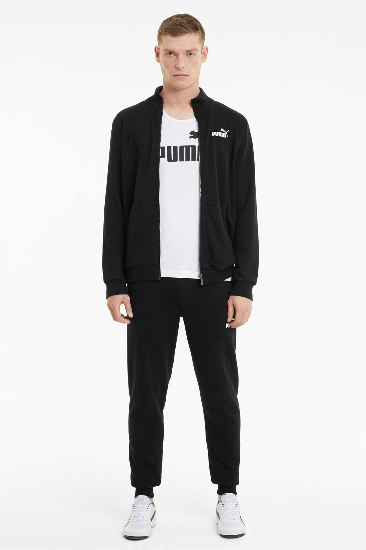 Puma Ess Track Erkek Sweatshirt 58669601 Siyah